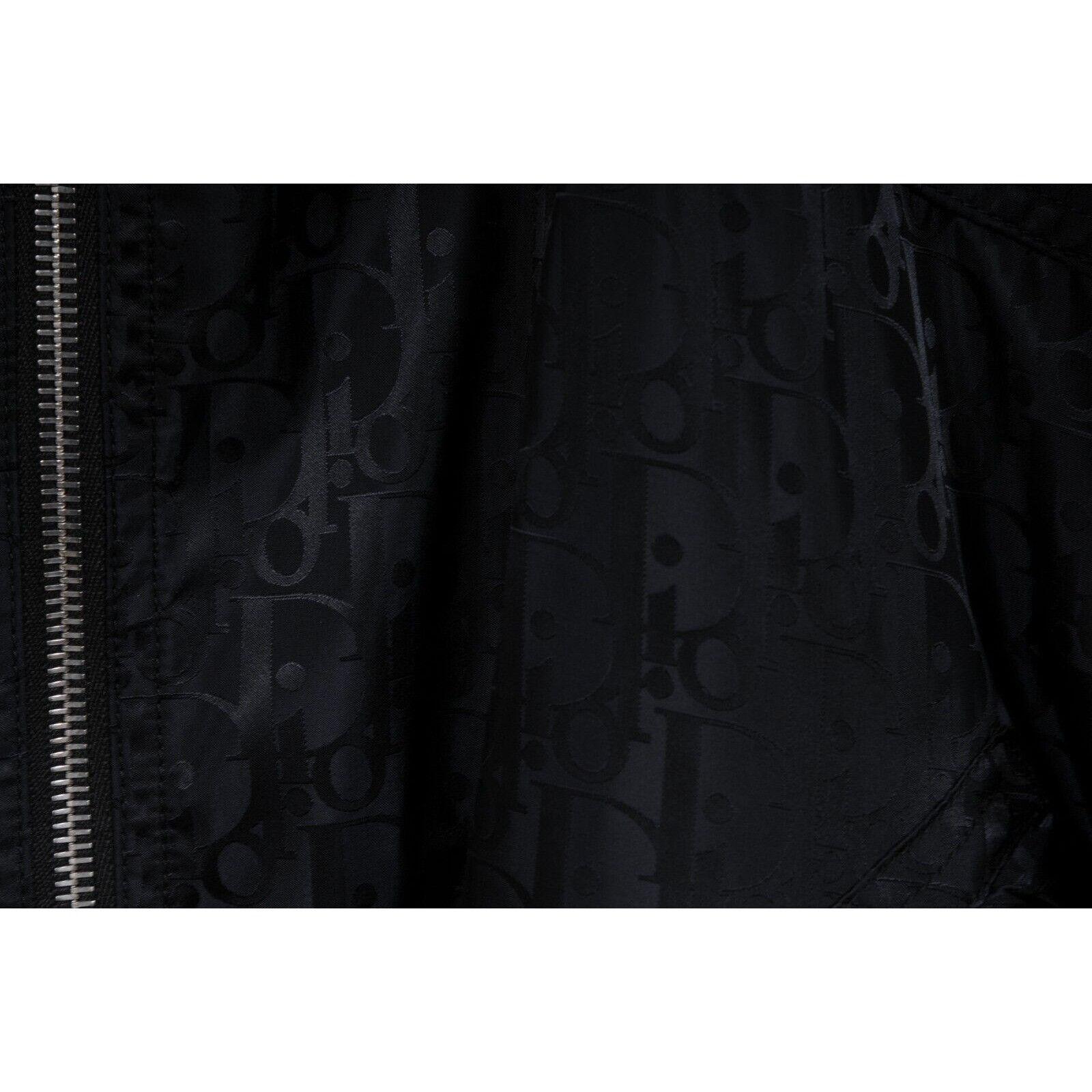 Dior Oblique Bomber Jacket Black Nylon Size US M / EU 48-50 / 2 - 5 Thumbnail