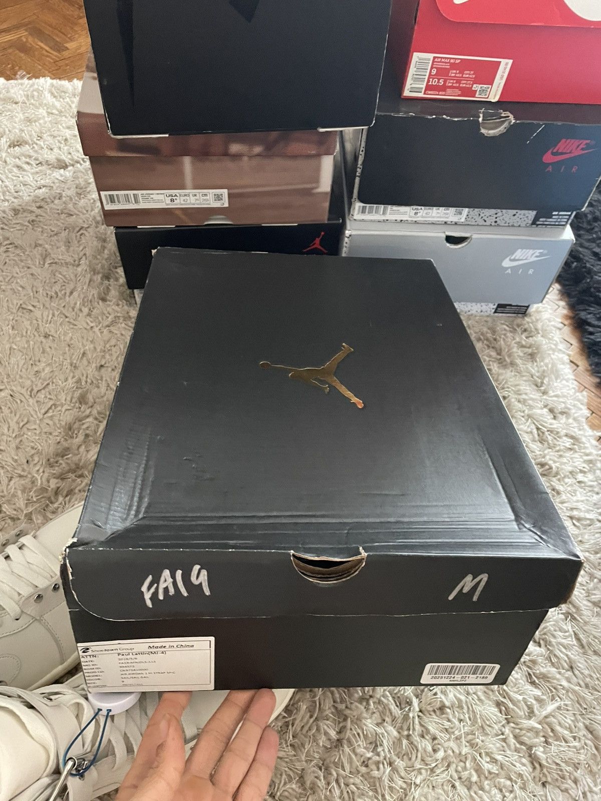 Comme des Garcons × Jordan Brand CDG x Jordan 1 High Sample Release Size US 9 / EU 42 - 14 Thumbnail