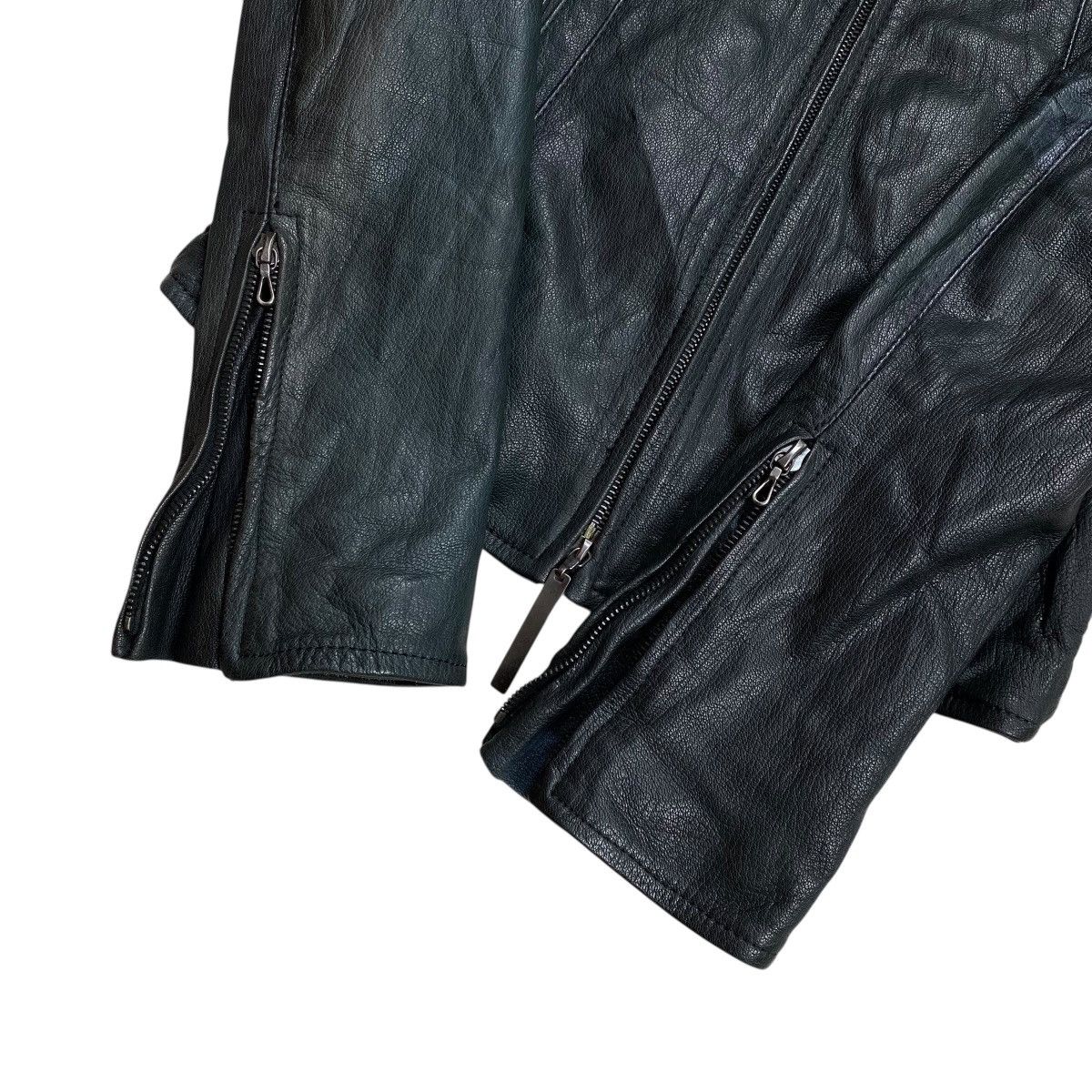 The Viridi-anne The Viridi-Anne Cyber Rider Wrinkle Leather Jacket Size US S / EU 44-46 / 1 - 8 Thumbnail