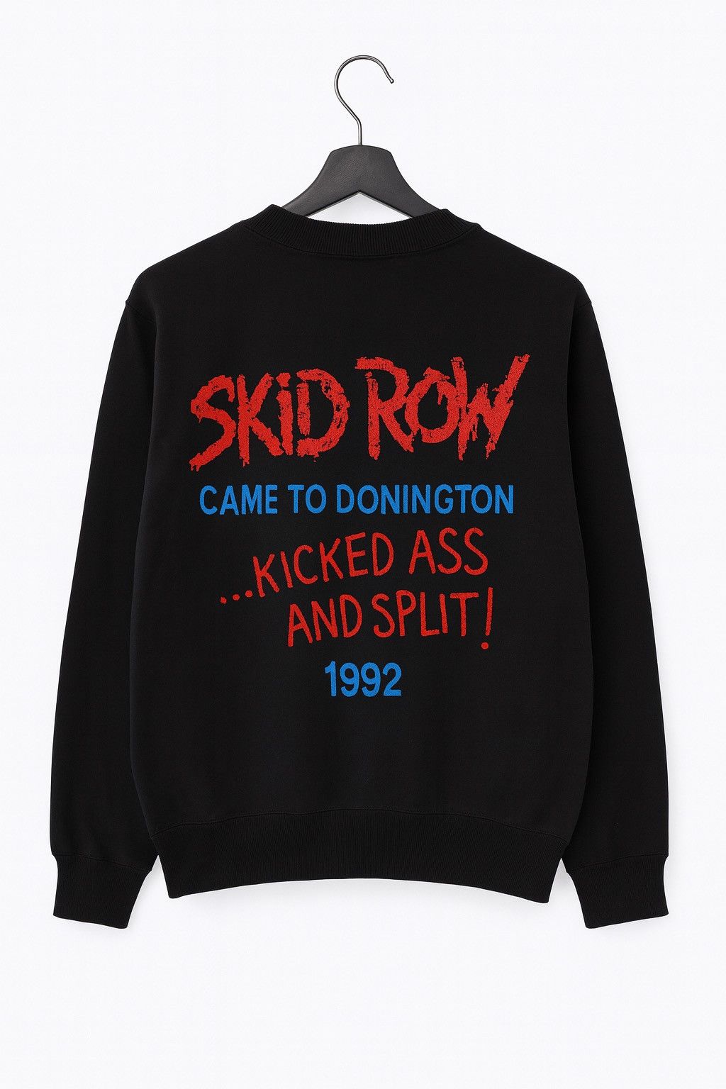 Vintage Vintage 1991 Skid Row Donington Tour Sweatshirt – Distressed Size US M / EU 48-50 / 2 - 1 Thumbnail
