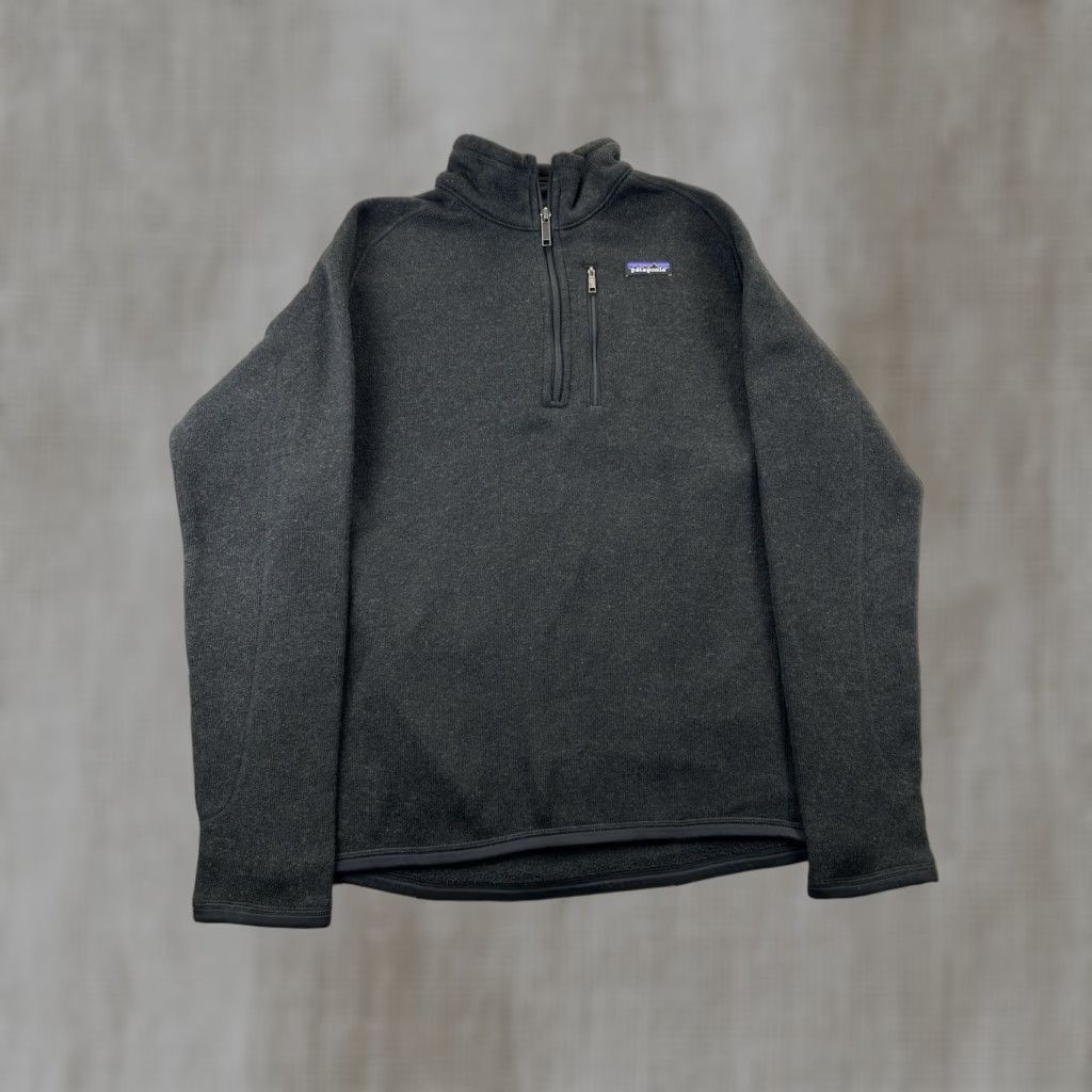 Patagonia Patagonia Better Sweater Medium Men’s Black Quarter Zip Pullover Sweatshirt Men Black Sweater M Pullover Closeout Size US M / EU 48-50 / 2 - 1 Thumbnail