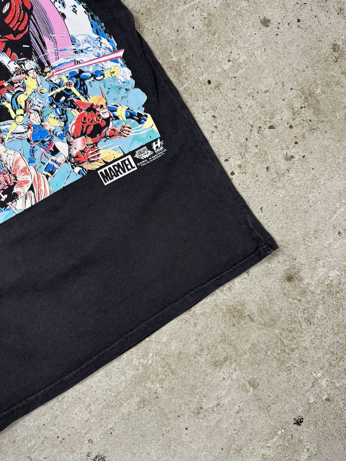 Huf HUF x Marvel X Men Washed Grey Remix T Shirt Size US S / EU 44-46 / 1 - 9 Thumbnail