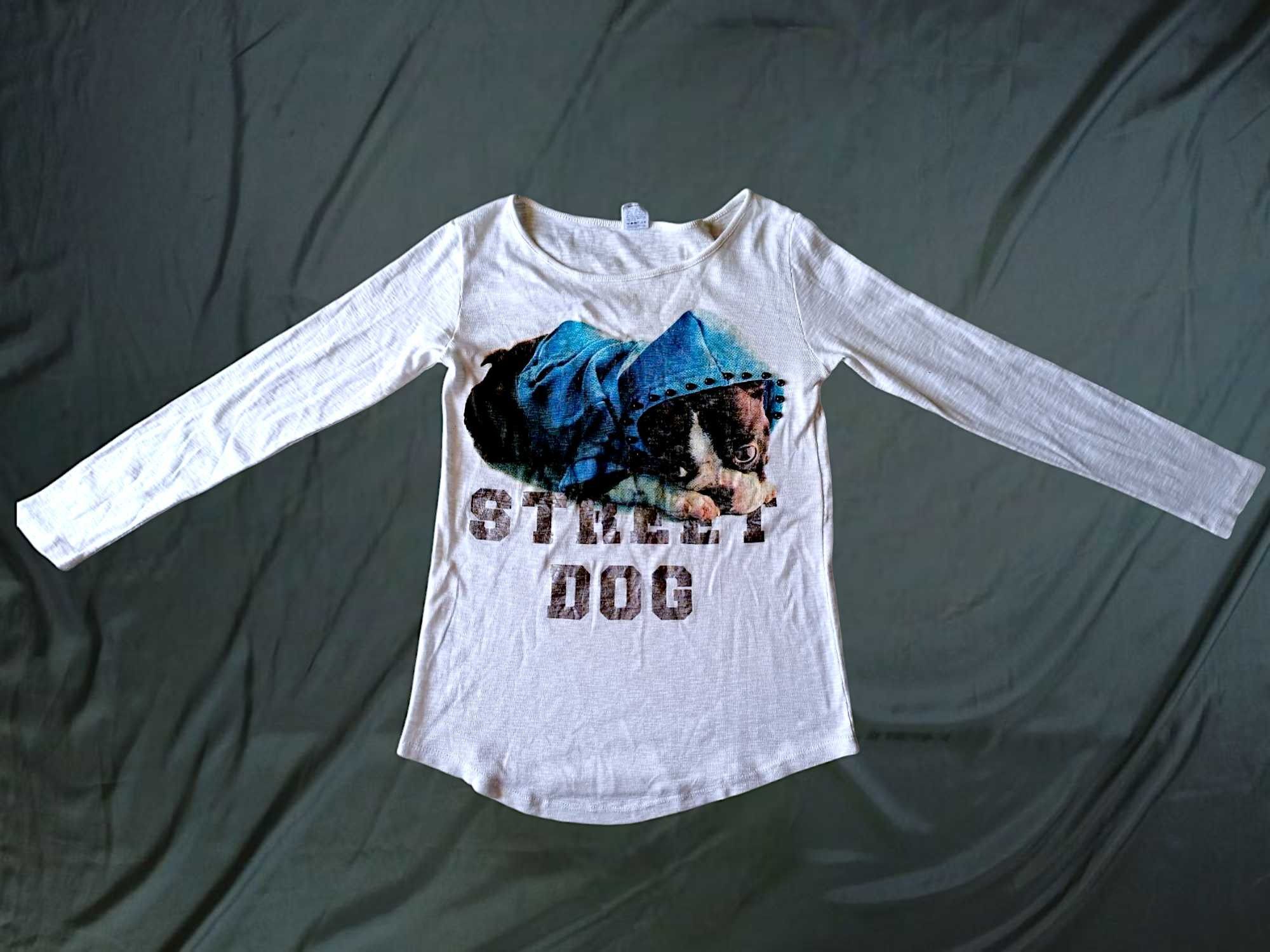 Japanese Brand MORI & STYLE Studed Street Dog Long Sleeve Tshirt Size US M / EU 48-50 / 2 - 12 Thumbnail