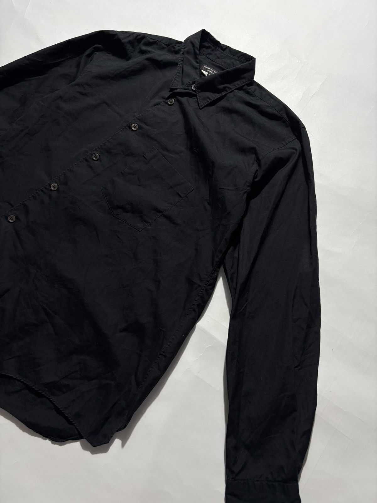 Comme des Garcons Homme Plus COMME DES GARCONS HOMME PLUS ASYMMETRIC BUTTON UP L/S Size US XS / EU 42 / 0 - 4 Thumbnail