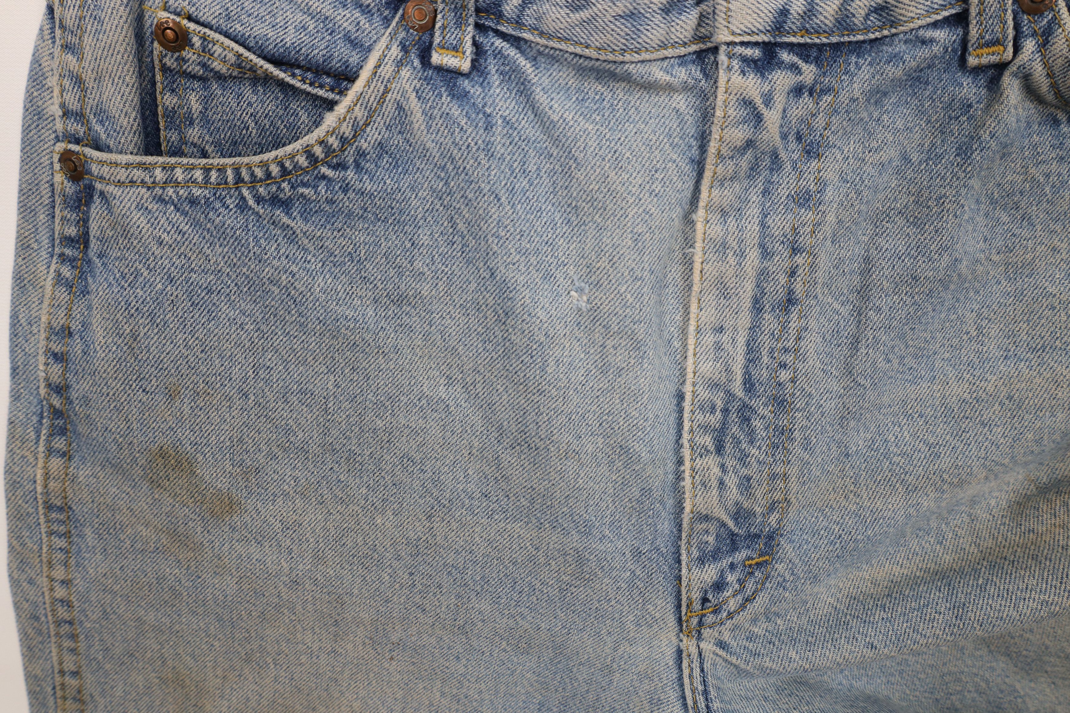 Lee Vintage 90s Lee Relaxed Fit Tapered Leg Denim Jeans USA Blue Size 36" / US 14 / IT 50 - 9 Thumbnail