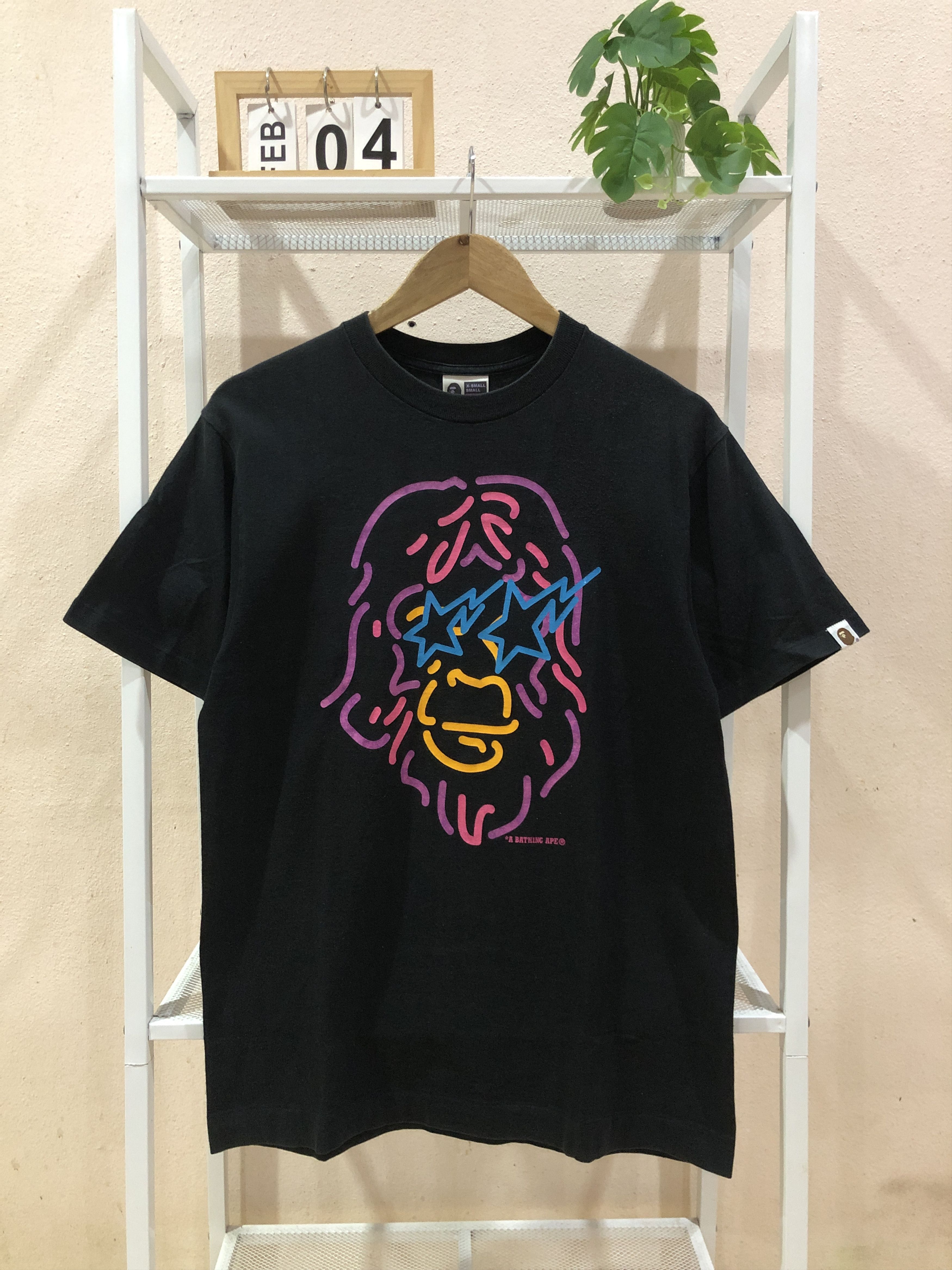 Bape OG 2005 A Bathing Ape Multi Colour Neon Ape Head BapeSta Size US M / EU 48-50 / 2 - 1 Thumbnail