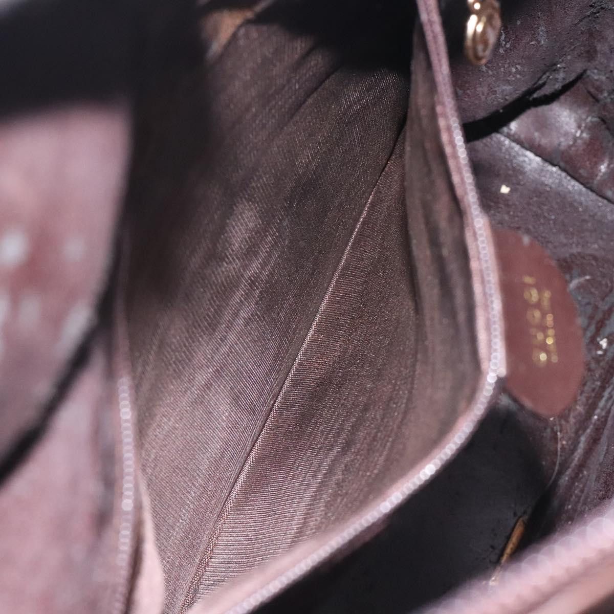Gucci GUCCI Bamboo Hand Bag Leather Dark Brown Gold Size ONE SIZE - 19 Thumbnail