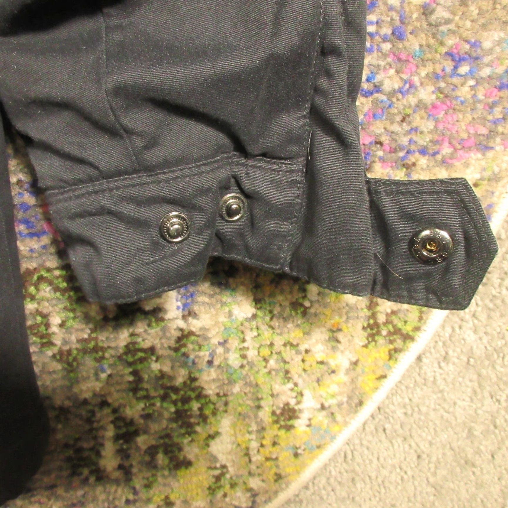 Vintage Columbia Jacket Mens XL Solid Black Insulated Fleece Lined Omni-Shield Windbreaker Waterproof Casual Winter Fall Spring EUC Size US XL / EU 56 / 4 - 5 Thumbnail