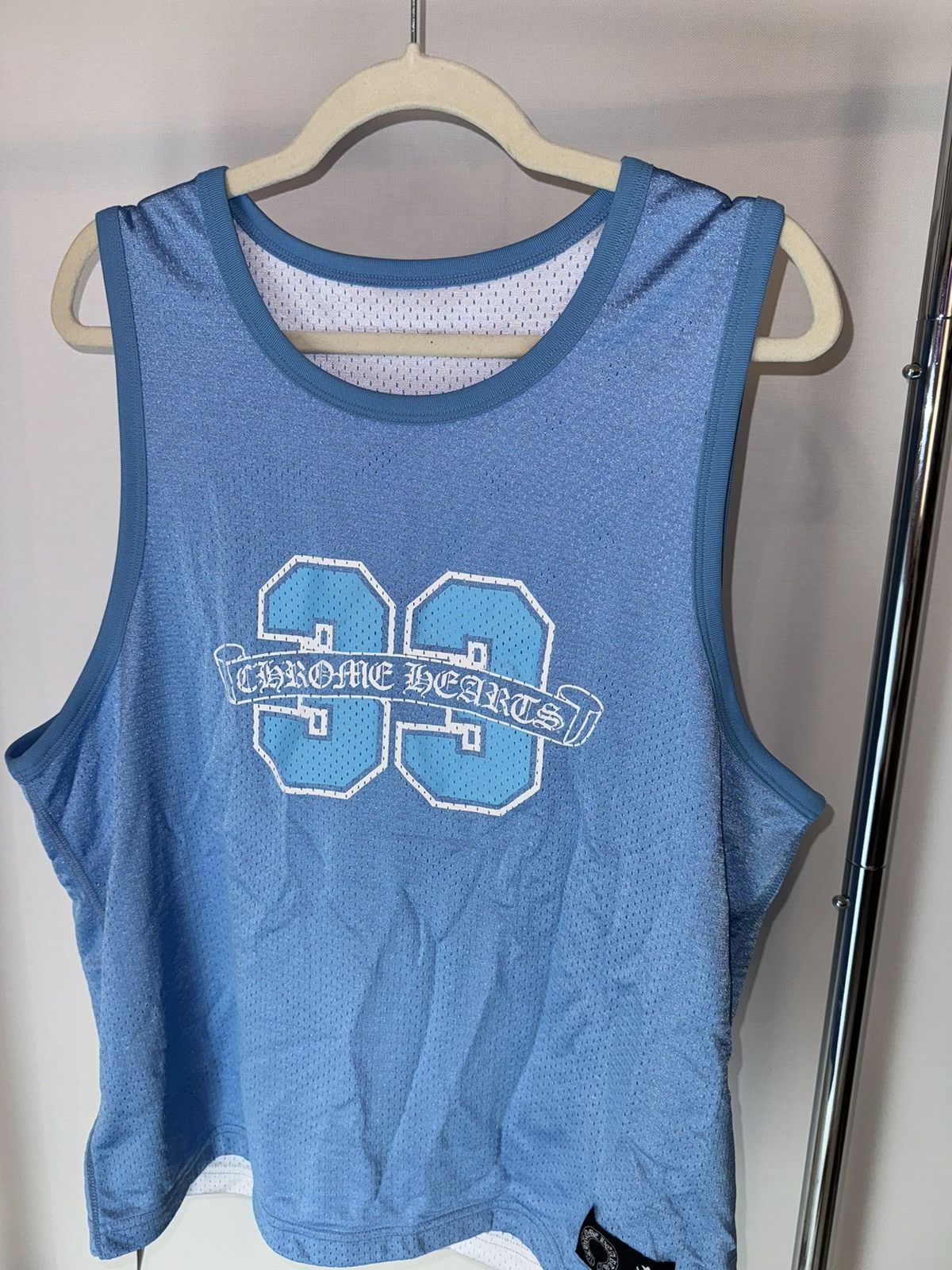 image of Chrome Hearts Jersey in Blue, Men's (Size Small)