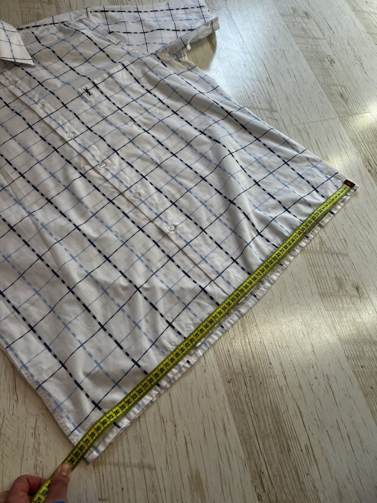 Yves Saint Laurent Yves Saint Laurent Vintage Plaid Shirt – Size XL Size US XL / EU 56 / 4 - 14 Thumbnail