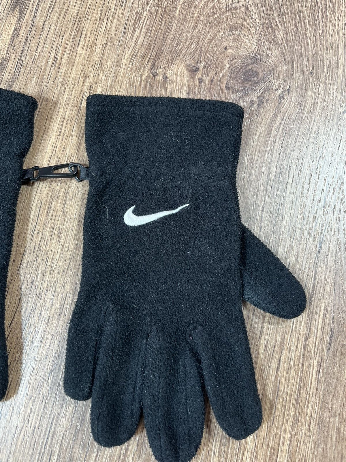 Nike × Vintage Vintage Y2K Nike Fleece Gloves Size ONE SIZE - 3 Thumbnail