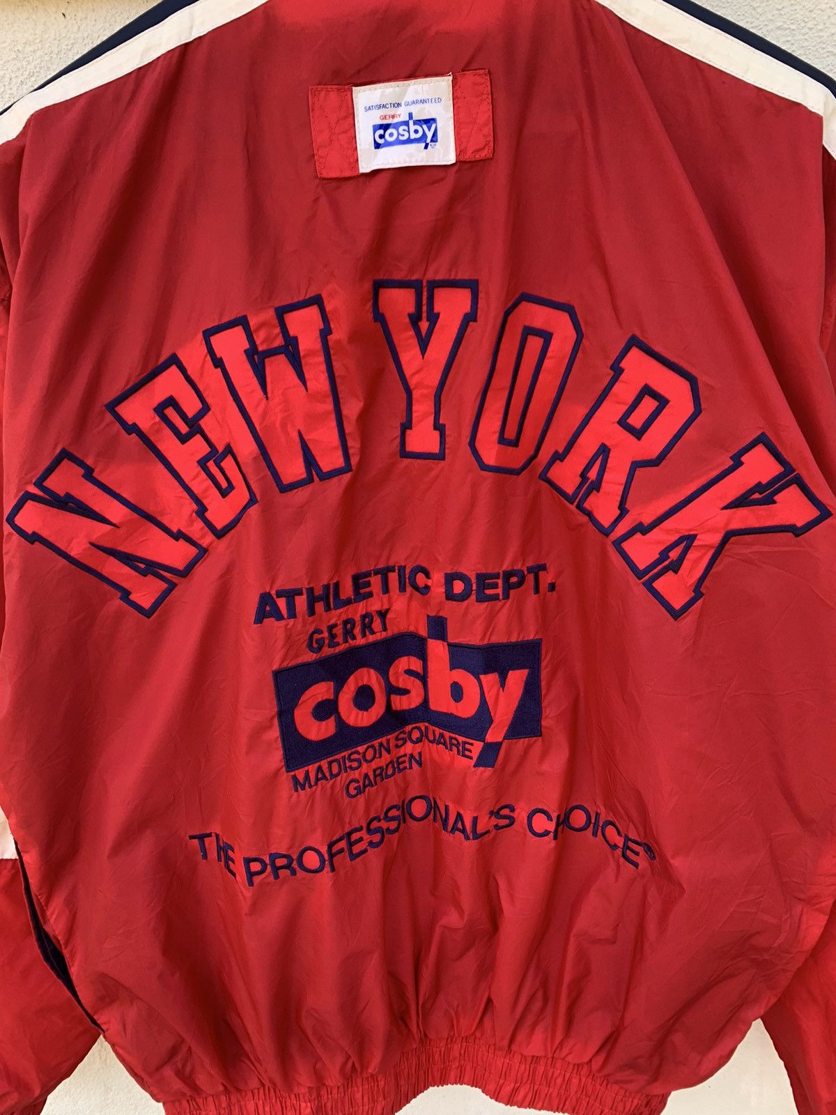 Japanese Brand Gerry Cosby New York Big Logo Jacket Size US L / EU 52-54 / 3 - 13 Thumbnail