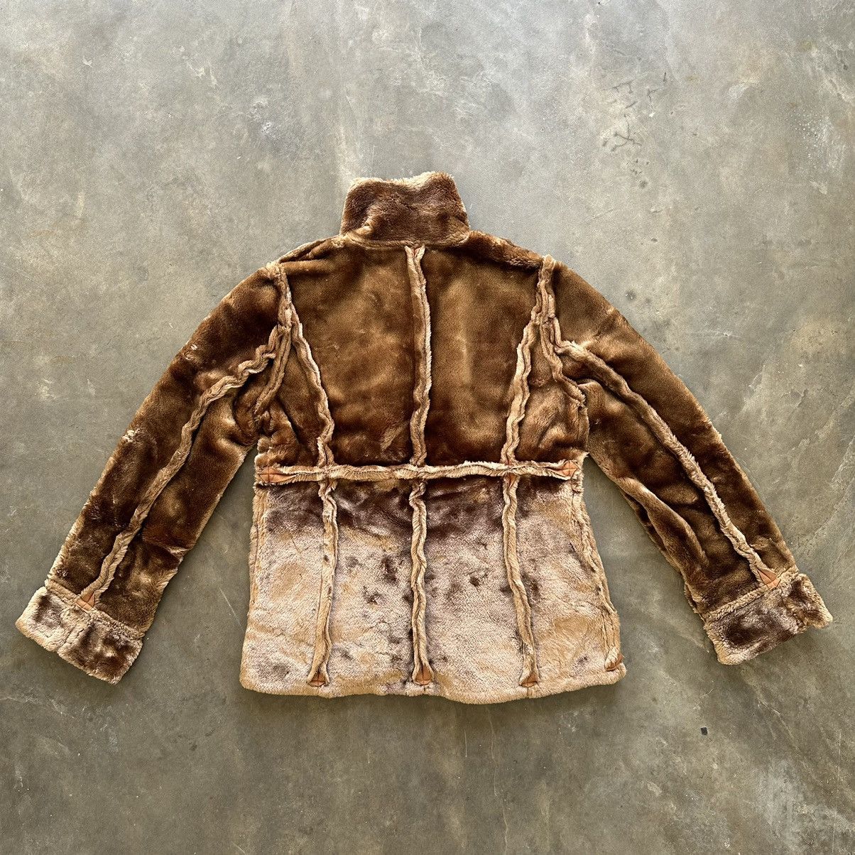 Japanese Brand Vintage Japanese Glass Line Fur Heavy Coats With Pocket Rare Size US M / EU 48-50 / 2 - 9 Thumbnail