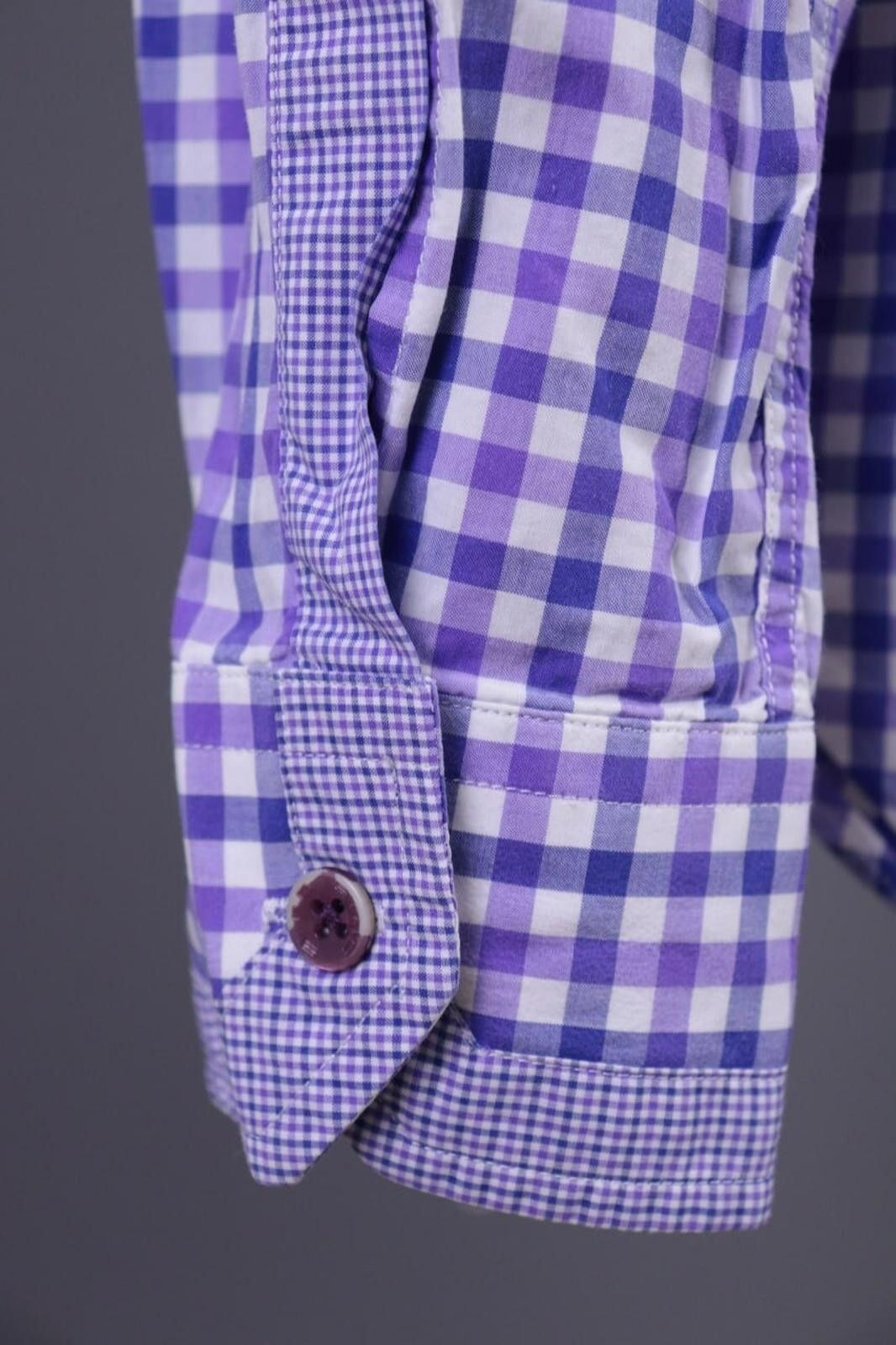 Etro Etro Luxury Multicolor Check Button Down Shirt Size 42 Size US M / EU 48-50 / 2 - 11 Thumbnail