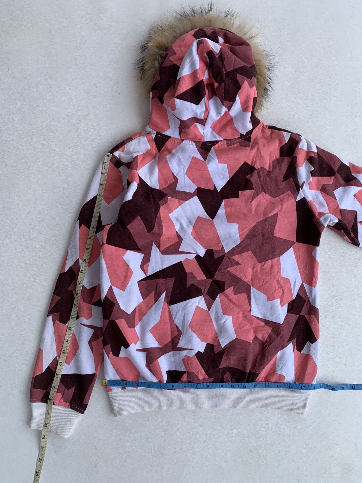Japanese Brand AMAZING SUPEON ABSTRAC IFSIXWAS LGBSTYLE FUR HOOD Size US L / EU 52-54 / 3 - 12 Thumbnail