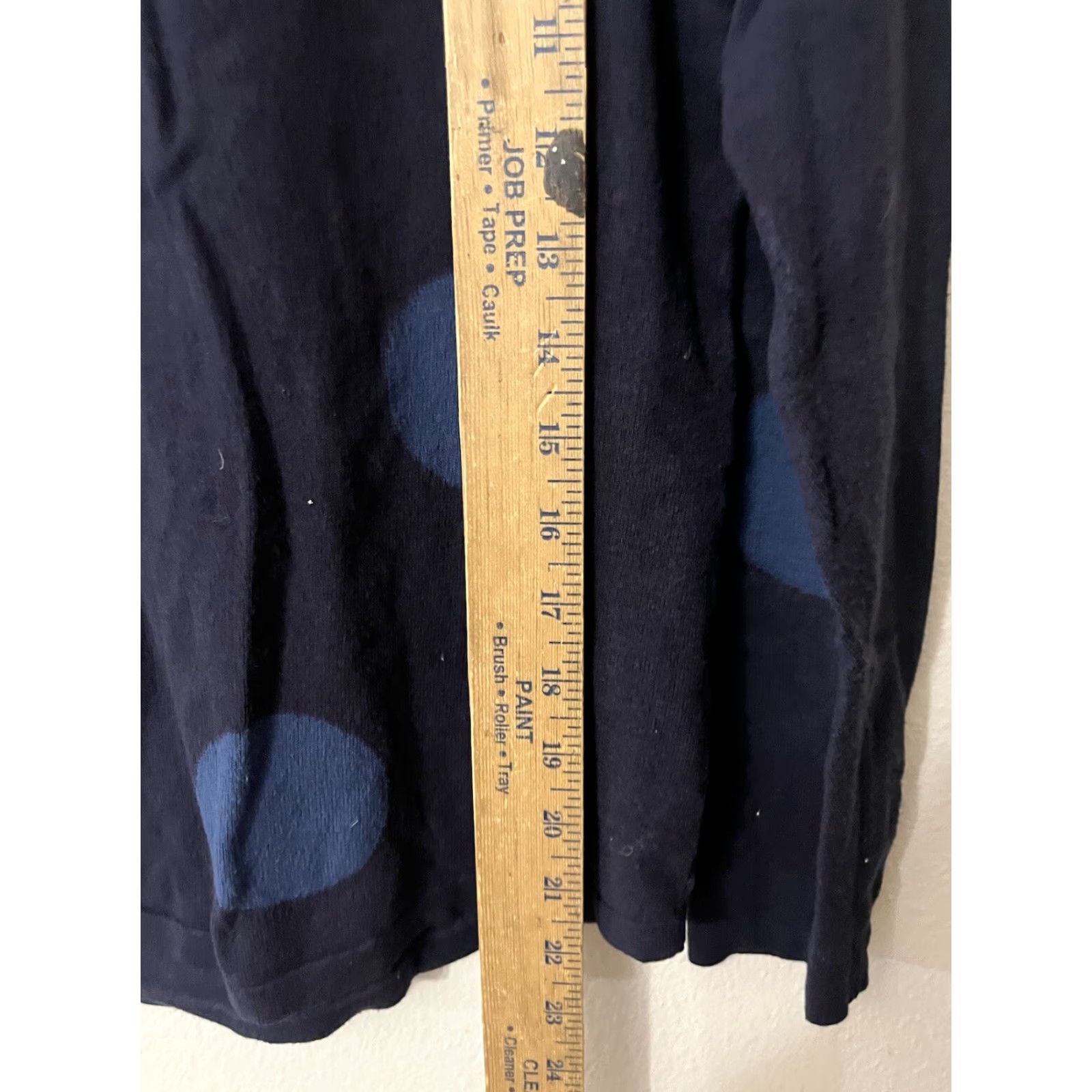 Vintage VINTAGE Chico's Sweater Womens Blue Polka Dots Pullover Knit Long Sleeve Boat Neck Casual Holiday Size 1 Womens Size XS / US 0-2 / IT 36-38 - 4 Thumbnail