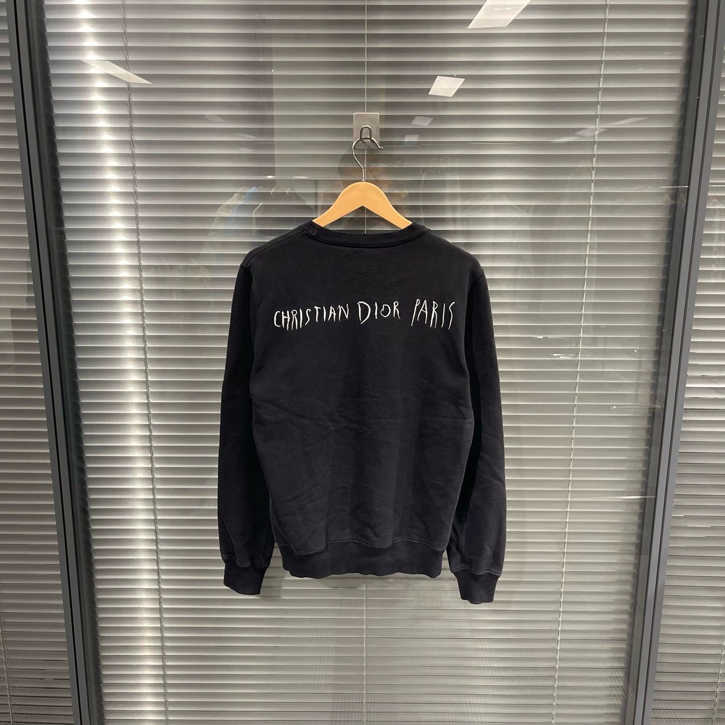 Dior Dior script logo embroidered sweatshirt S 99 new Size US S / EU 44-46 / 1 - 2 Thumbnail