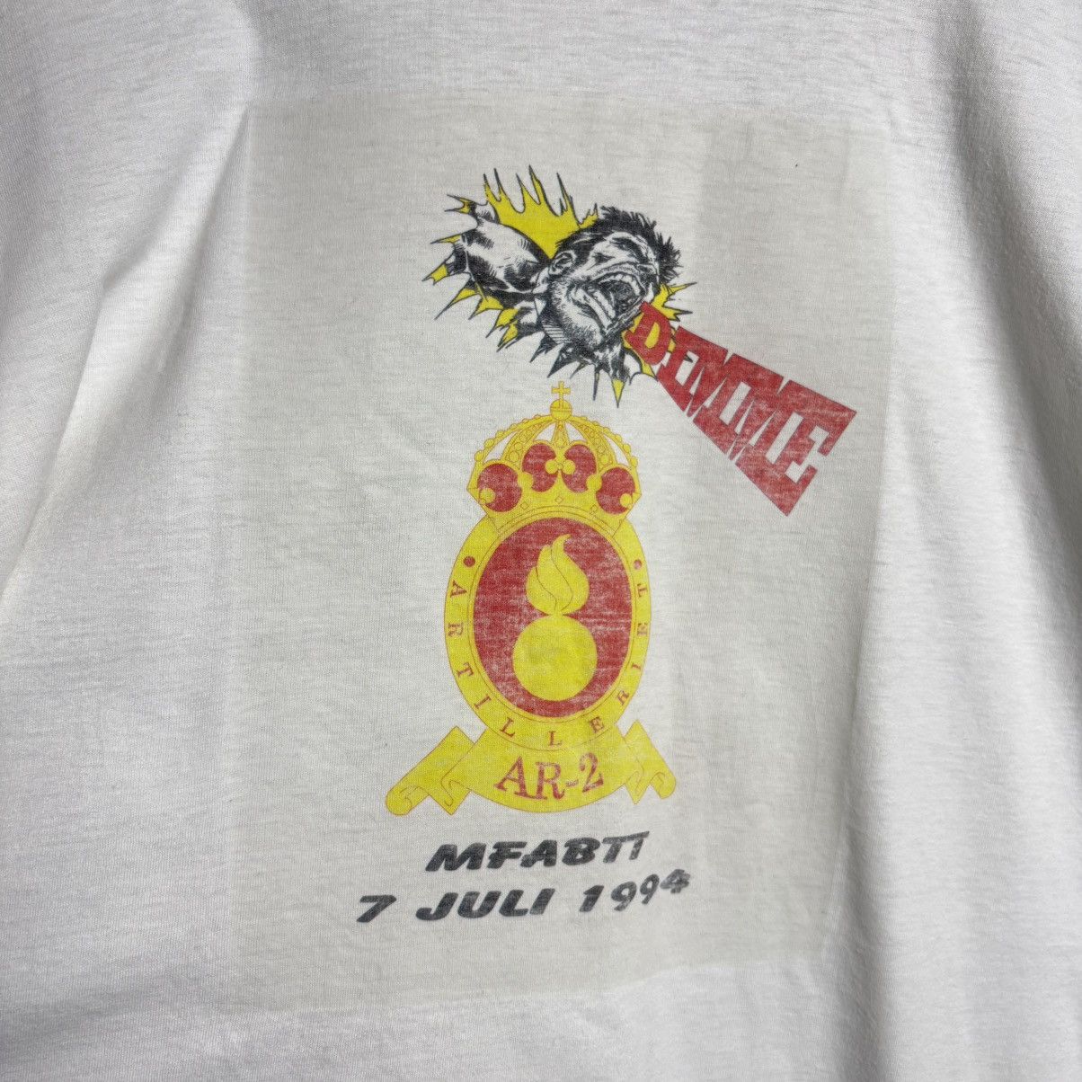 Vintage Vintage 90s The Punisher Marvel Comics Military T-Shirt Size US XL / EU 56 / 4 - 6 Thumbnail