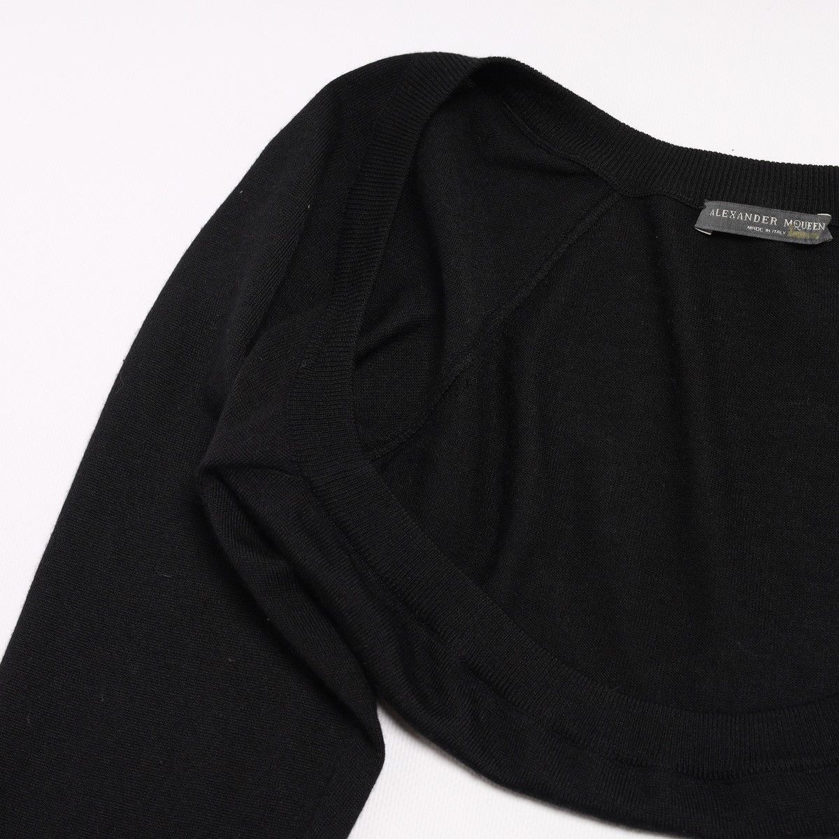 Alexander McQueen Alexander McQueen Black Shrug Bolero Cashmere Wool Silk Size M / US 6-8 / IT 42-44 - 9 Thumbnail