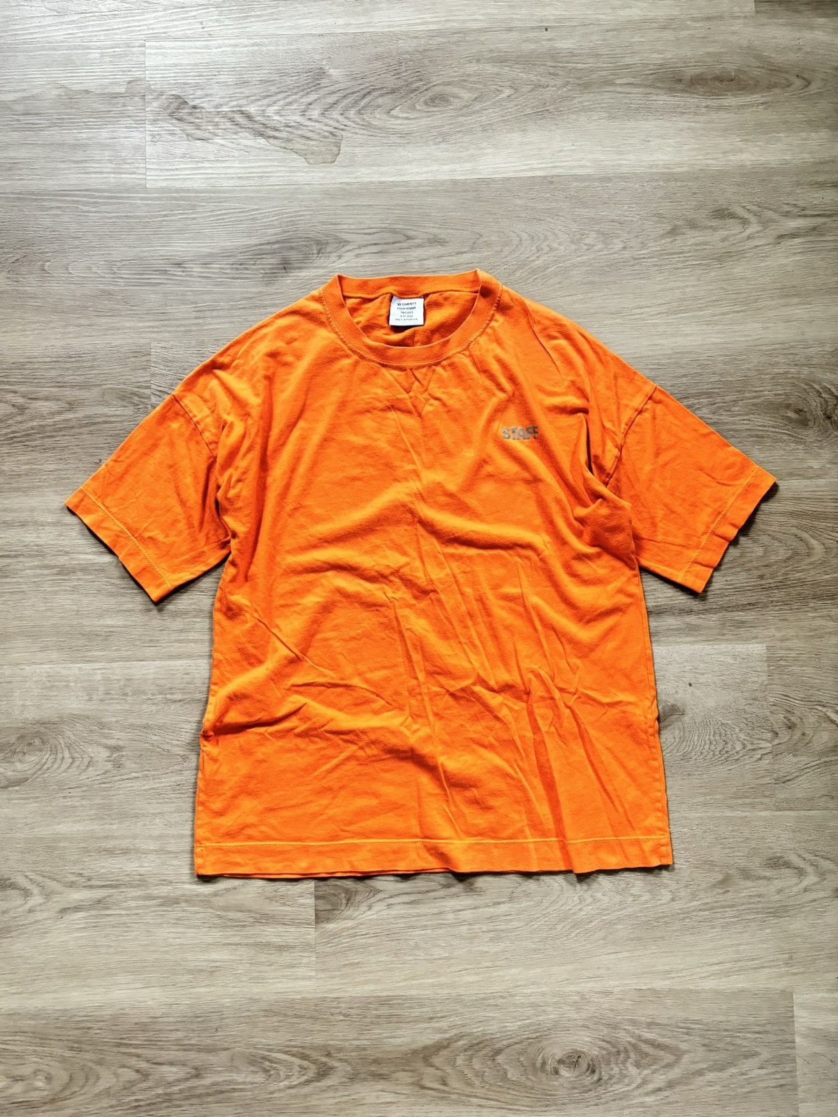 Vetements Vetements Staff Reflective T-Shirt Size US M / EU 48-50 / 2 - 1 Thumbnail