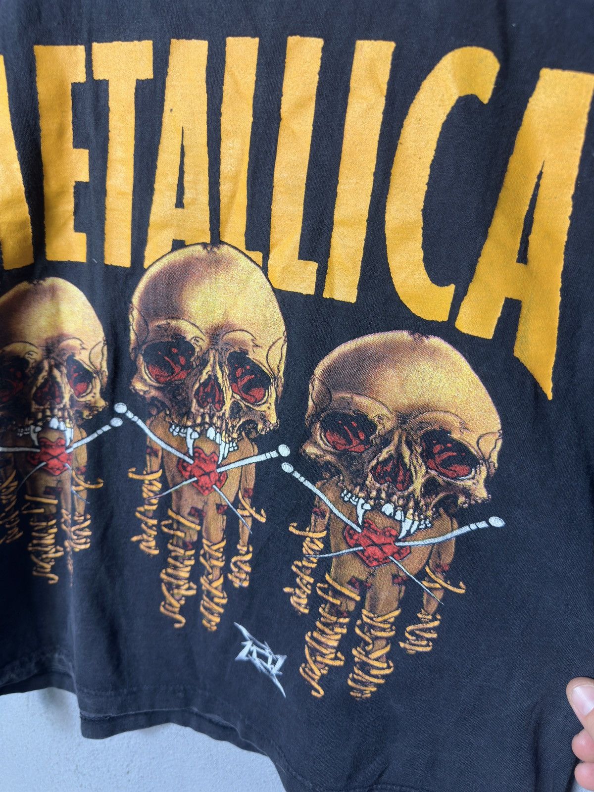 90s USA製 llica Fixxxer Tシャツ X-LARGE Vintage Metallica T-shirt 90s Concert 1997 Re Load Tour