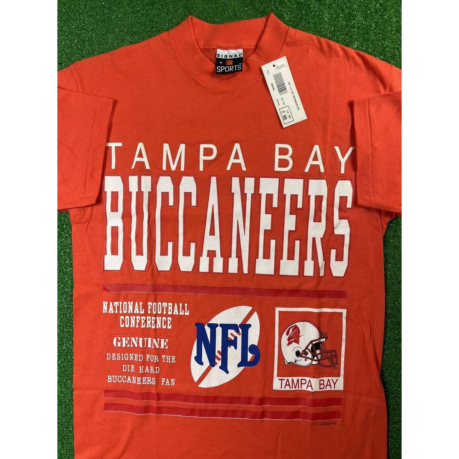 80s Tampa Bay Buccaneers NFL Creamsicle Orange t-shirt Medium