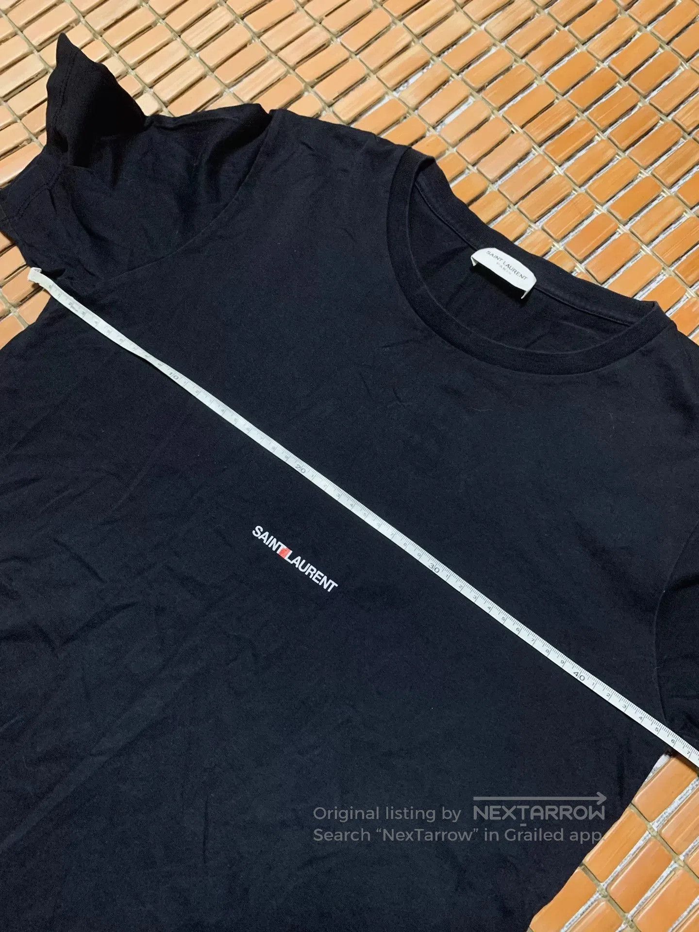 Saint Laurent Paris Saint Laurent Logo Print Short Sleeve. Size US S / EU 44-46 / 1 - 5 Thumbnail