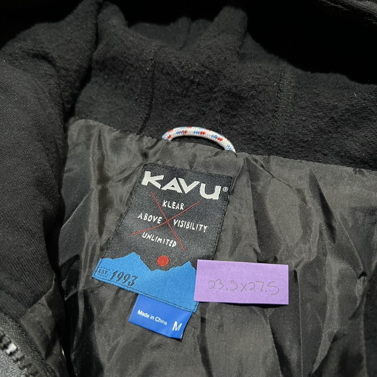 KAVU Kavu Hybrid Puffer Two Tone Black/Grey Outdoor Hooded Jacket Size US M / EU 48-50 / 2 - 5 Thumbnail