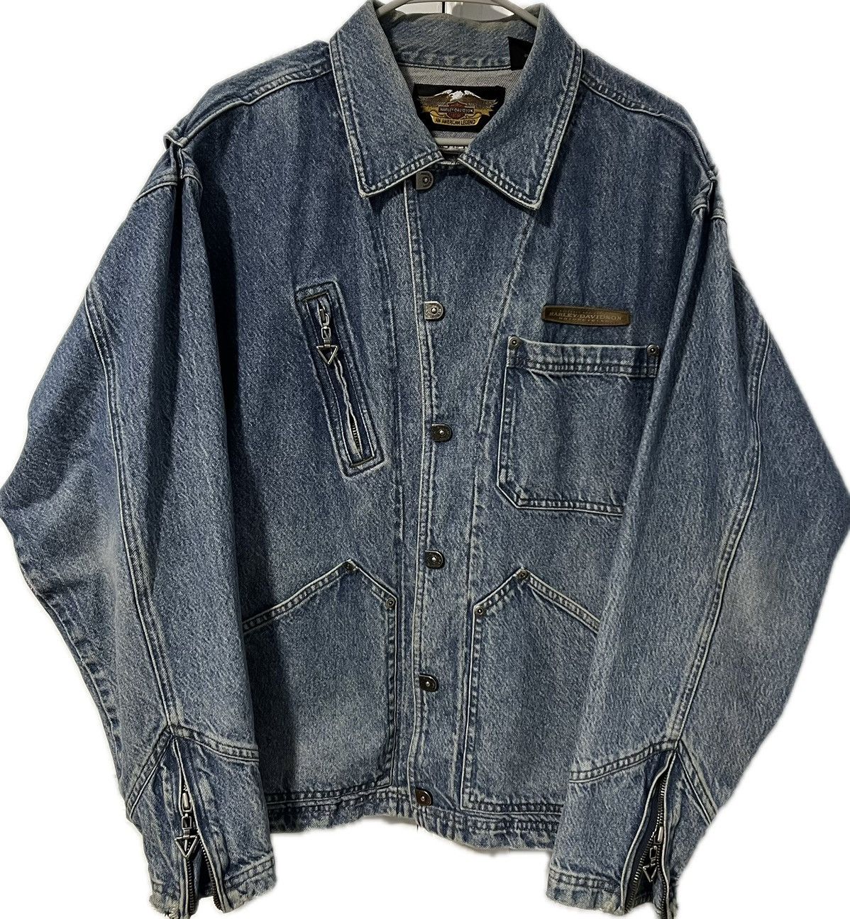 Vintage Vintage Denim Jacket Size US L / EU 52-54 / 3 - 1 Thumbnail