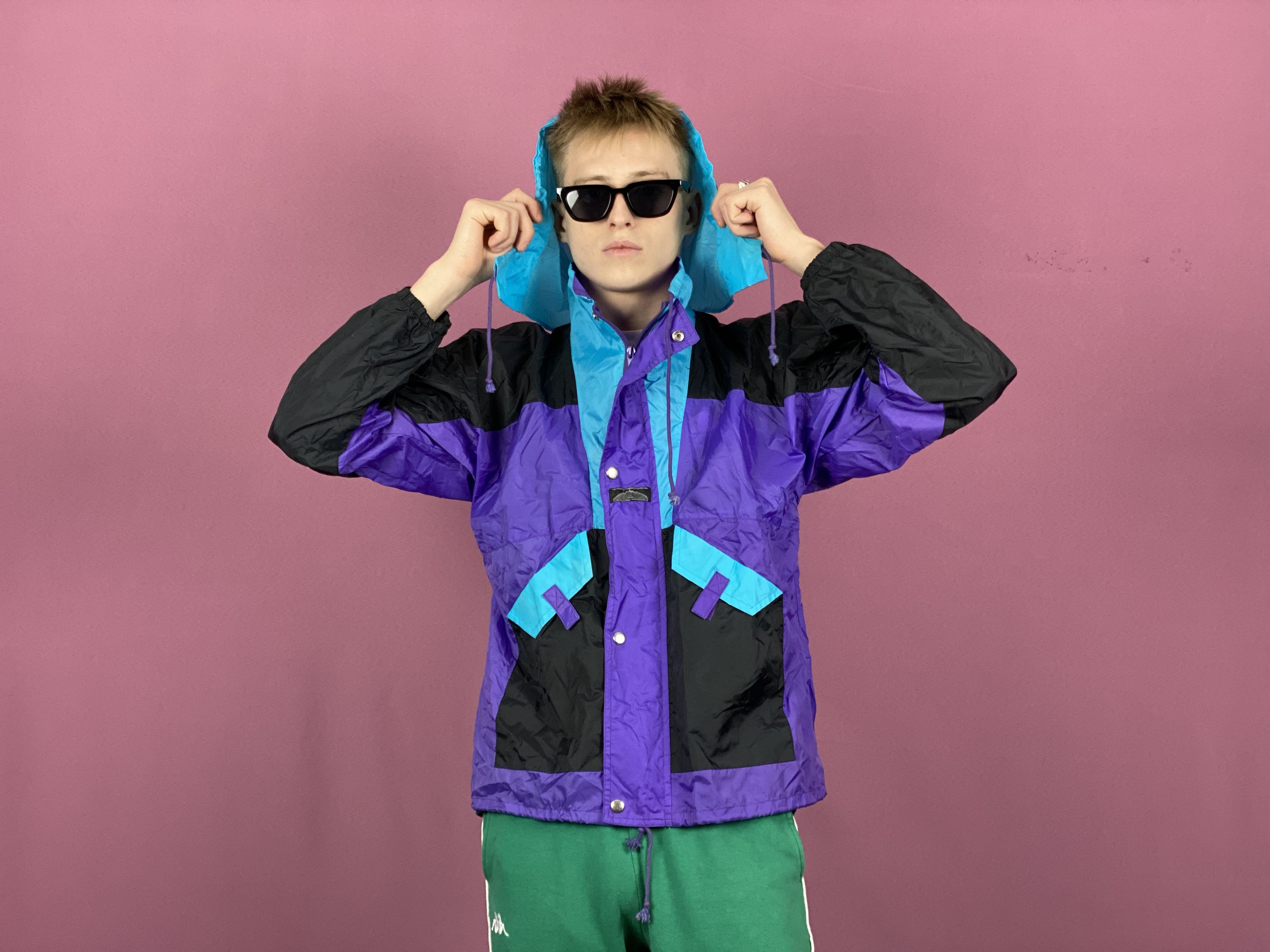 Vintage 90s Astra Vintage Men's Rain Jacket - S Size US S / EU 44-46 / 1 - 1 Thumbnail