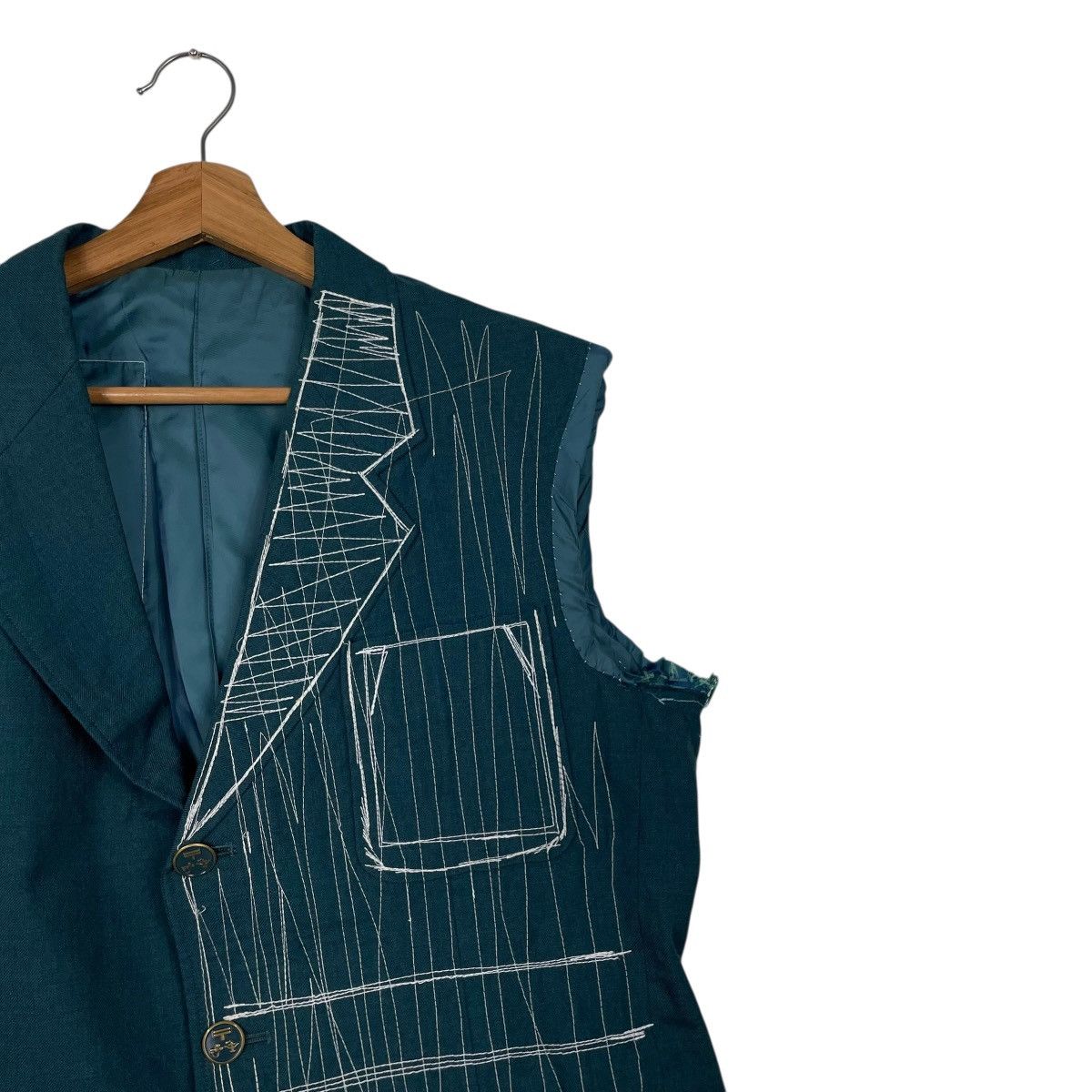 Japanese Brand Nice Design Arty Print With Colourful Stroke Blazer Jacket Size US M / EU 48-50 / 2 - 5 Thumbnail