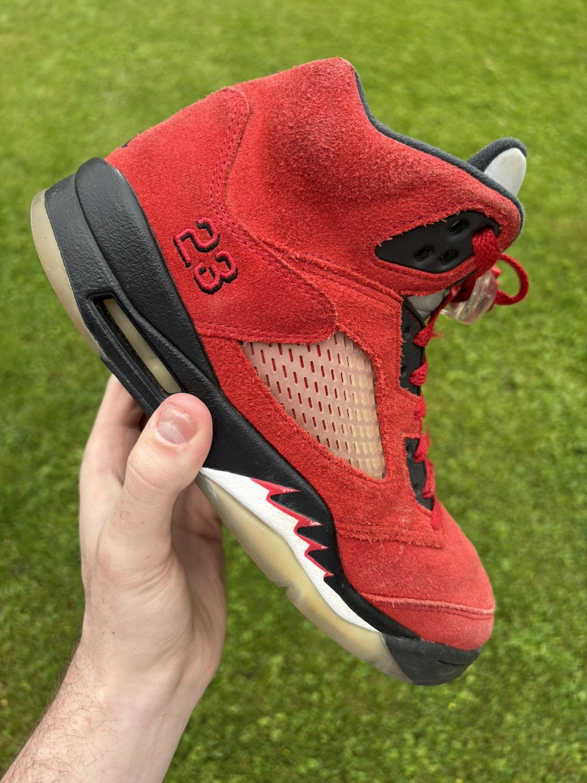 Jordan Brand Jordan 5 Retro Raging Bull 2021 Size 8.5 Size US 8.5 / EU 41-42 - 1 Thumbnail
