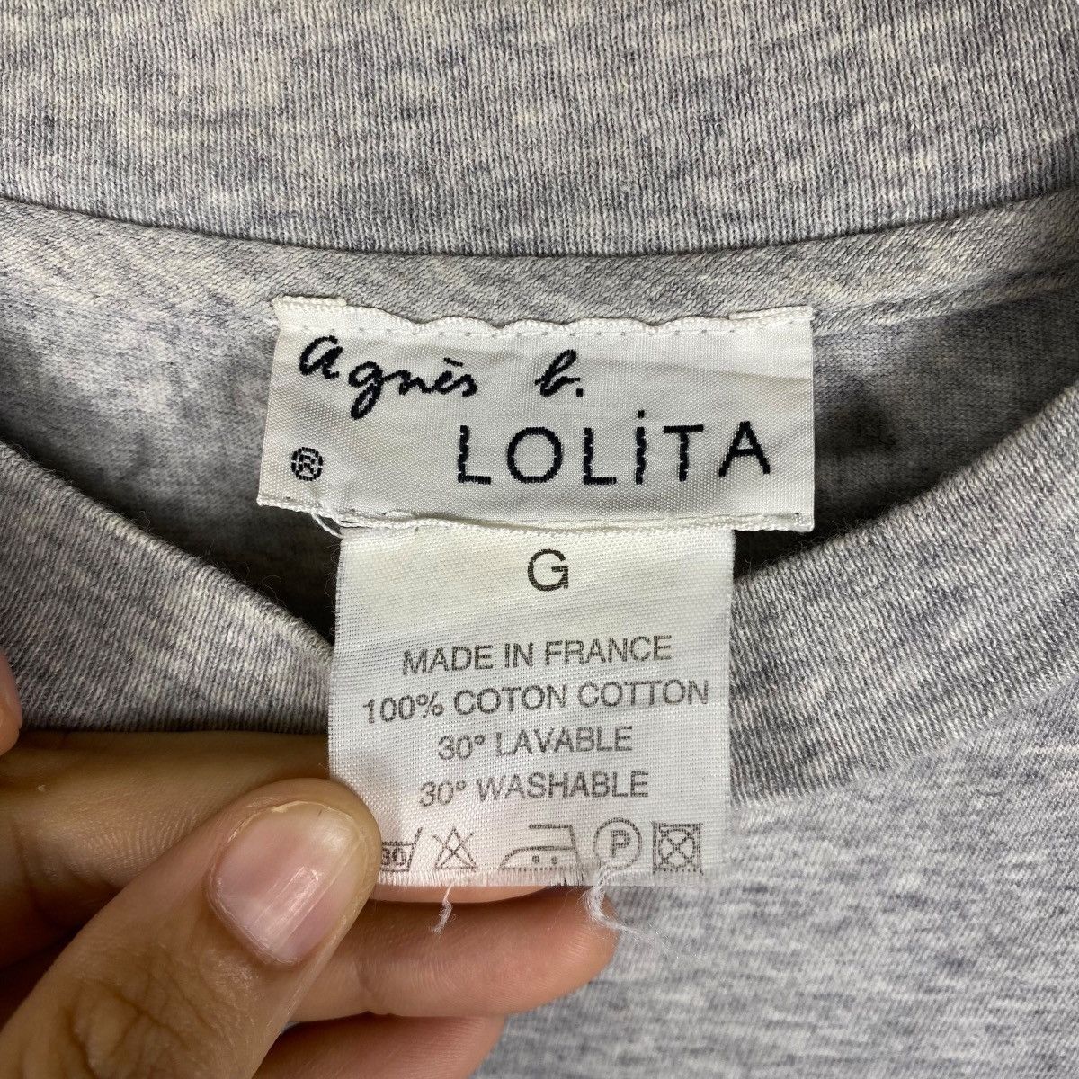 agnes b. Vintage AGNES B. Lolita Graphic Tee Shirt Medium Size Size US M / EU 48-50 / 2 - 5 Thumbnail