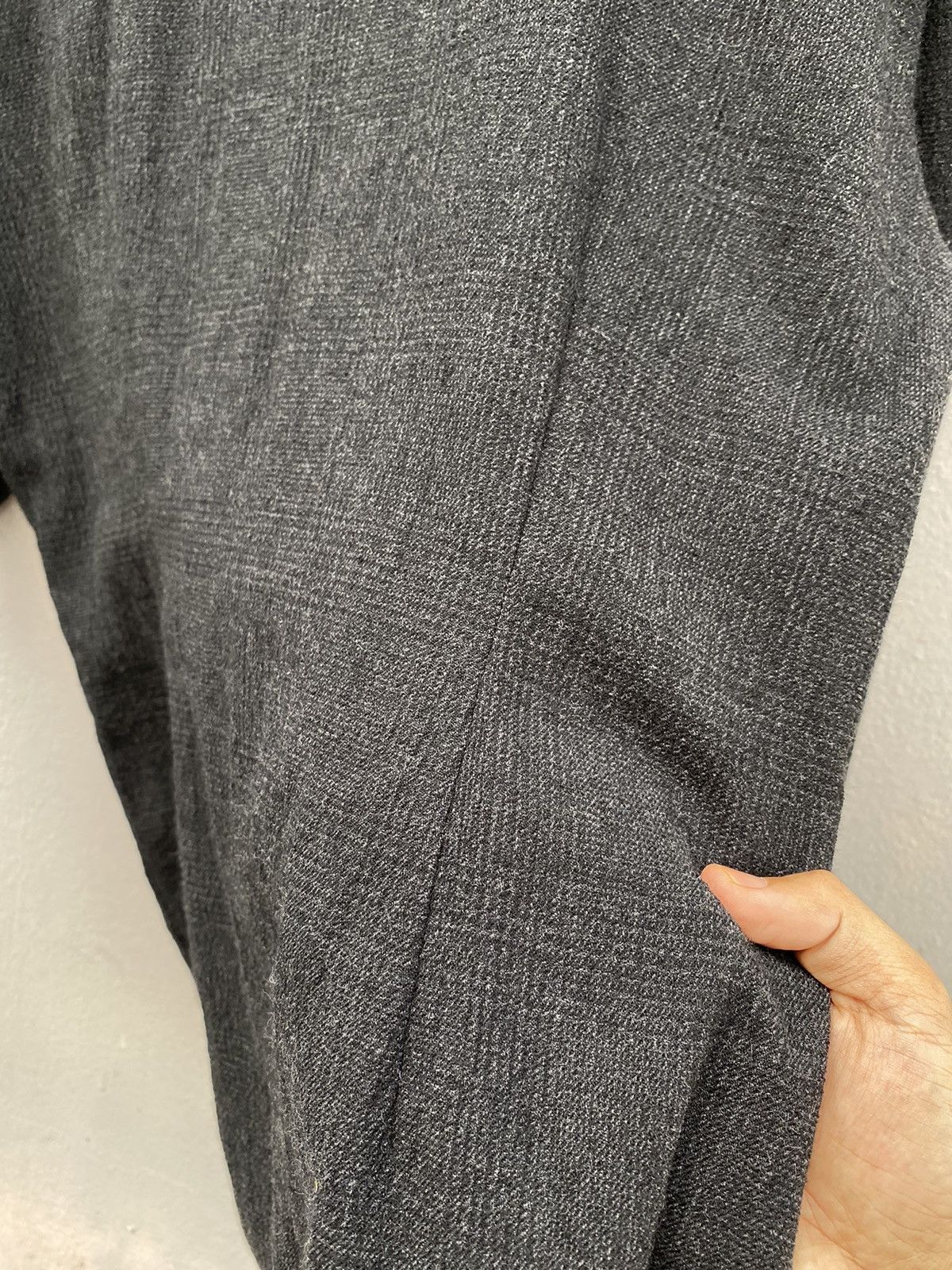 Comme des Garcons × Rei Kawakubo × Vintage 🔥RARE🔥1980s Comme des Garçons Glen Check Back Button Dress Size M / US 6-8 / IT 42-44 - 5 Thumbnail