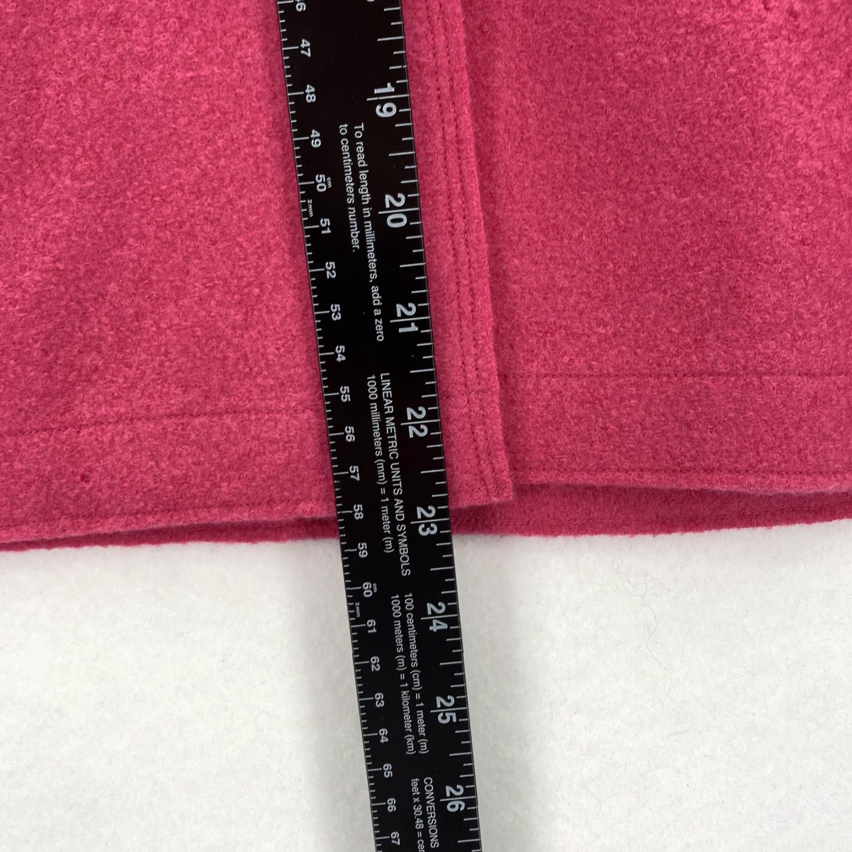 Eileen Fisher Eileen Fisher Blazer Womens Medium Pink Wool Nylon Knit Shawl Collar Button Coat Short Jacket Size M / US 6-8 / IT 42-44 - 5 Thumbnail