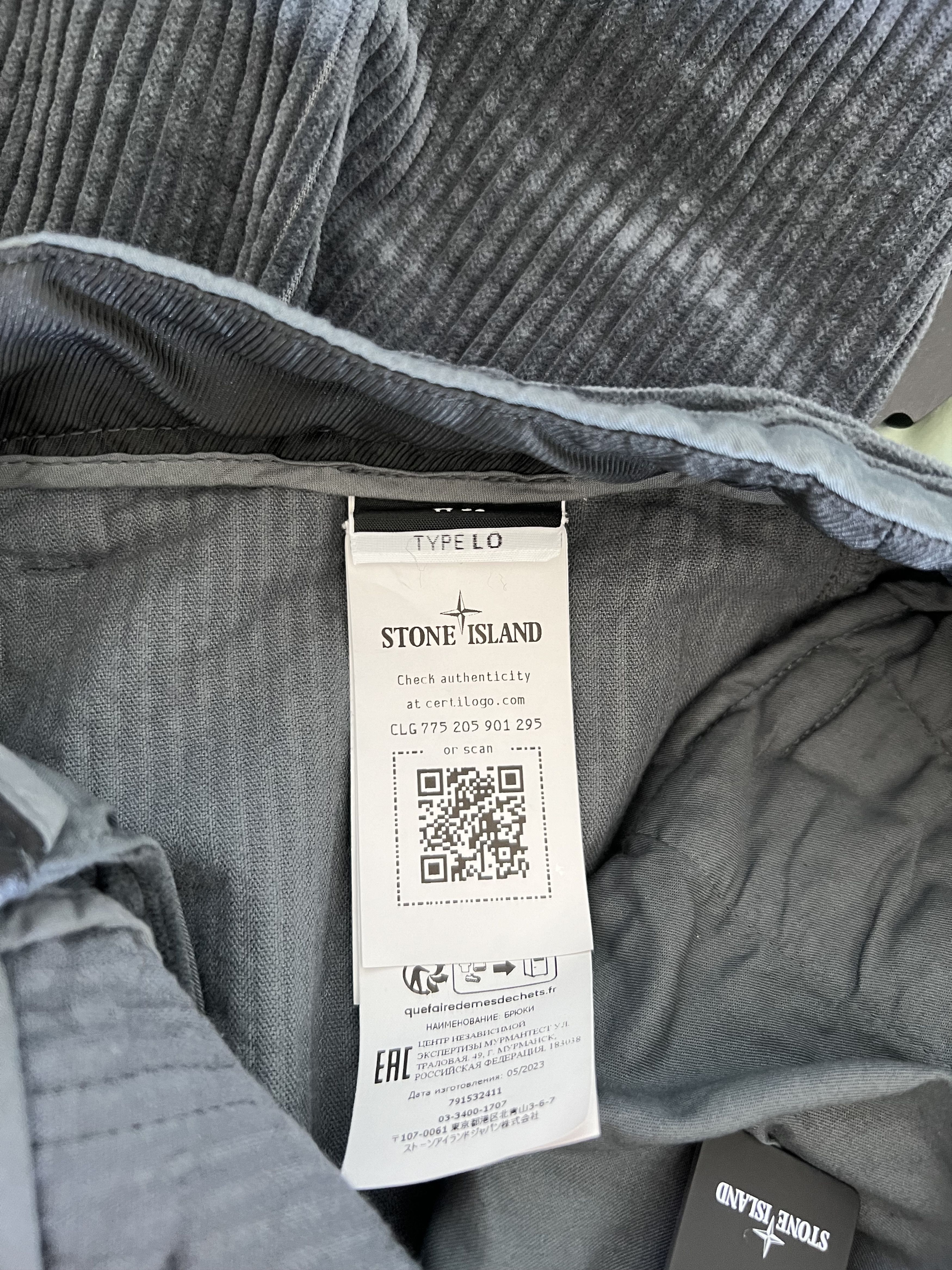 Stone Island Stone Island Corduroy Fatigue Pants in Black Size US 32 / EU 48 - 8 Thumbnail