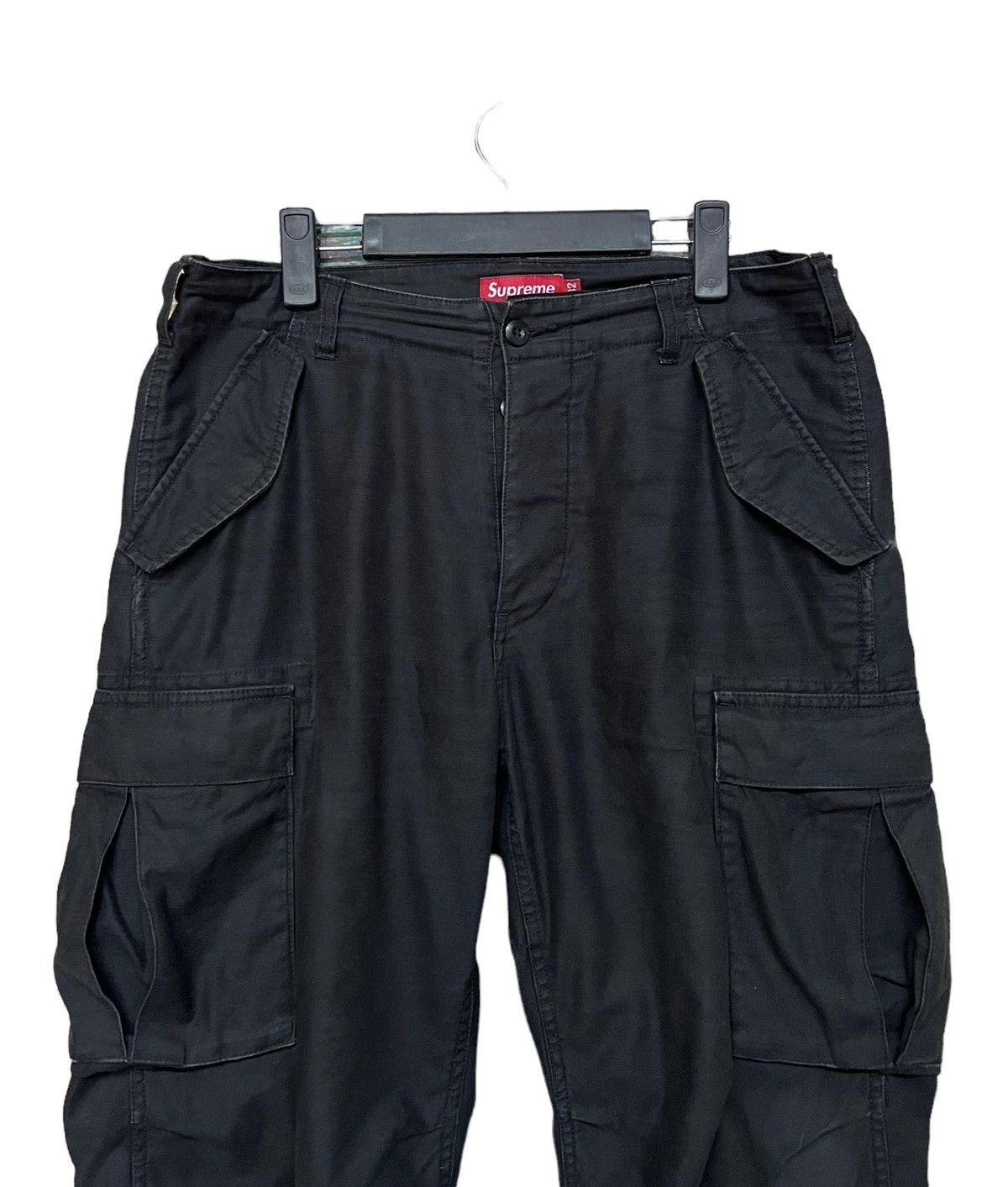 Supreme Authentic🔥Supreme Cargo Pants *BLACK* Drawstring Leg Size US 32 / EU 48 - 4 Thumbnail