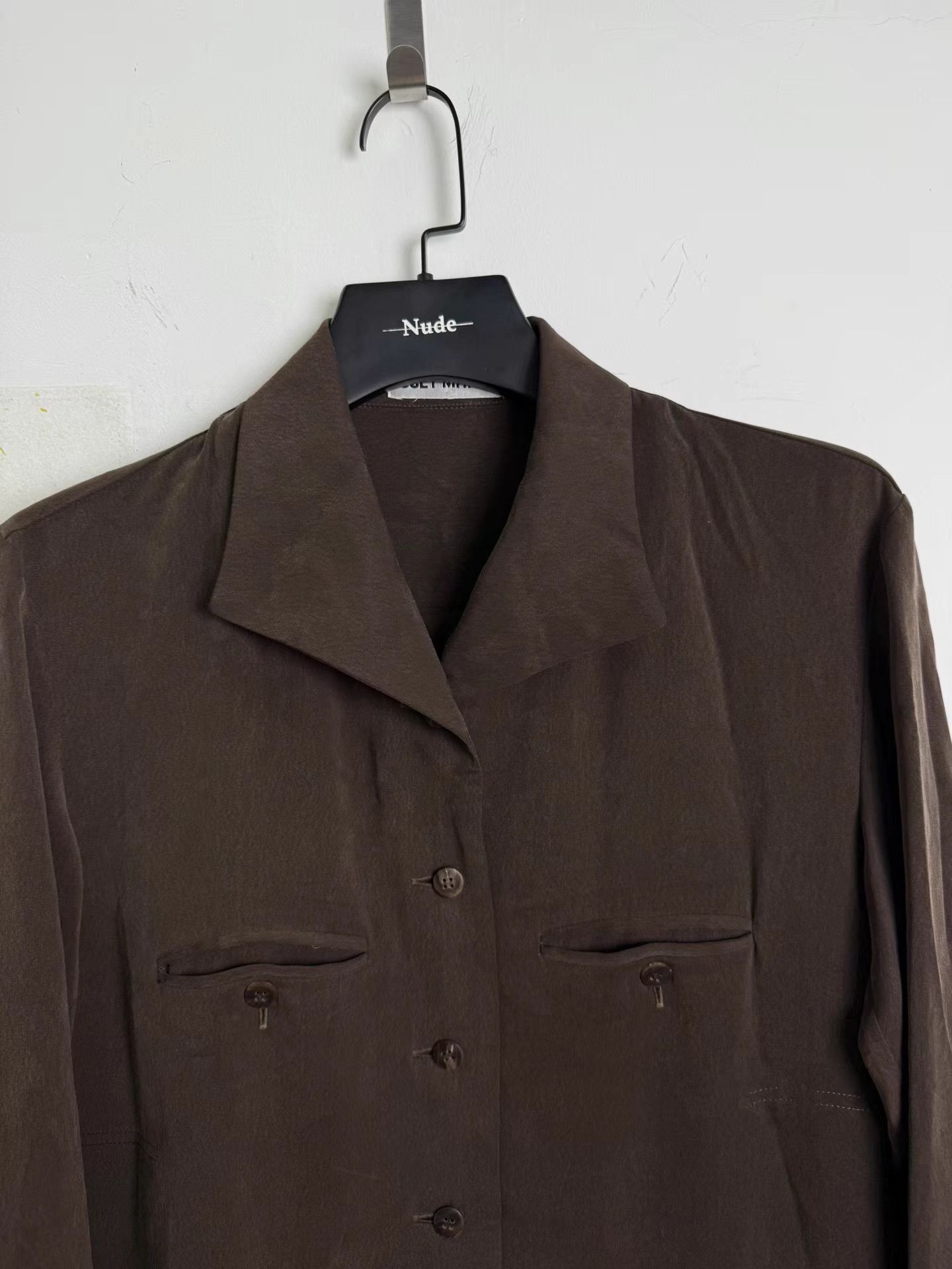 Issey Miyake Issey Miyake Silky Draped Collar Jacket K20 Size US L / EU 52-54 / 3 - 4 Thumbnail