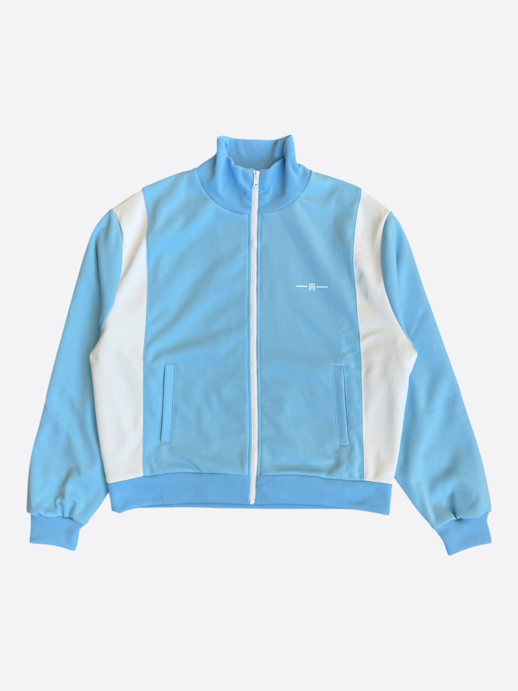 Amiri Amiri Blue & White Always On Point Track Jacket Size US S / EU 44-46 / 1 - 1 Thumbnail