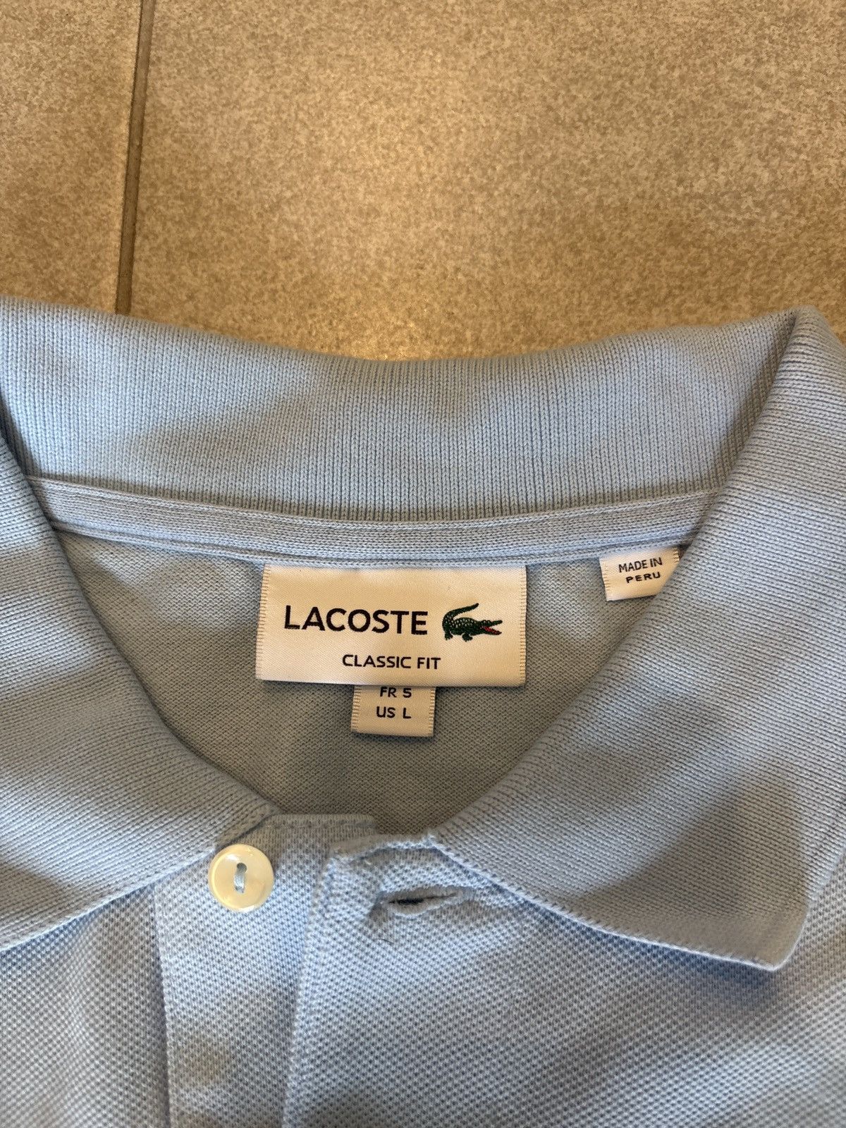 Lacoste Lacoste Embroidered Gator Logo Polo Size US L / EU 52-54 / 3 - 6 Thumbnail