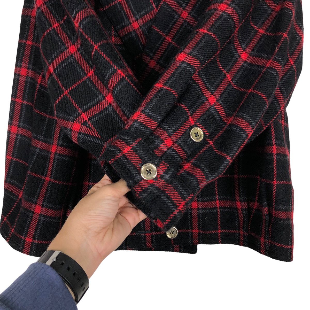 Japanese Brand 🔥Vtg Lelian Bomber Jacket Tartan Design Punk Design Japan Size US M / EU 48-50 / 2 - 13 Thumbnail
