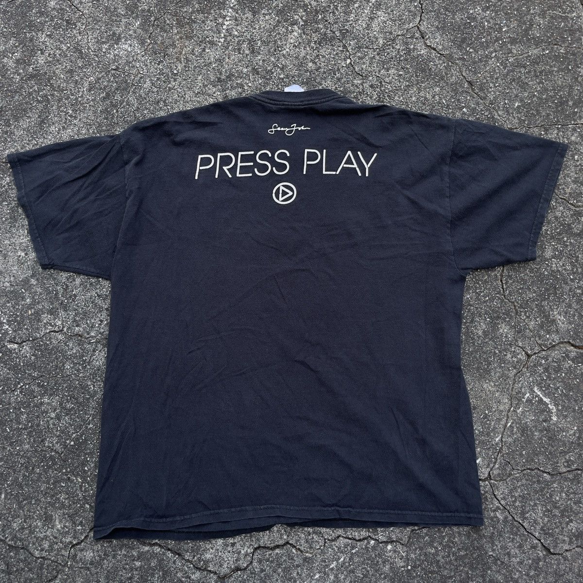 Rap Tees × Sean John × Vintage Vintage Y2K DONT GET MAD GET MONEY PRESS PLAY SEAN JOHN Size US XL / EU 56 / 4 - 5 Thumbnail