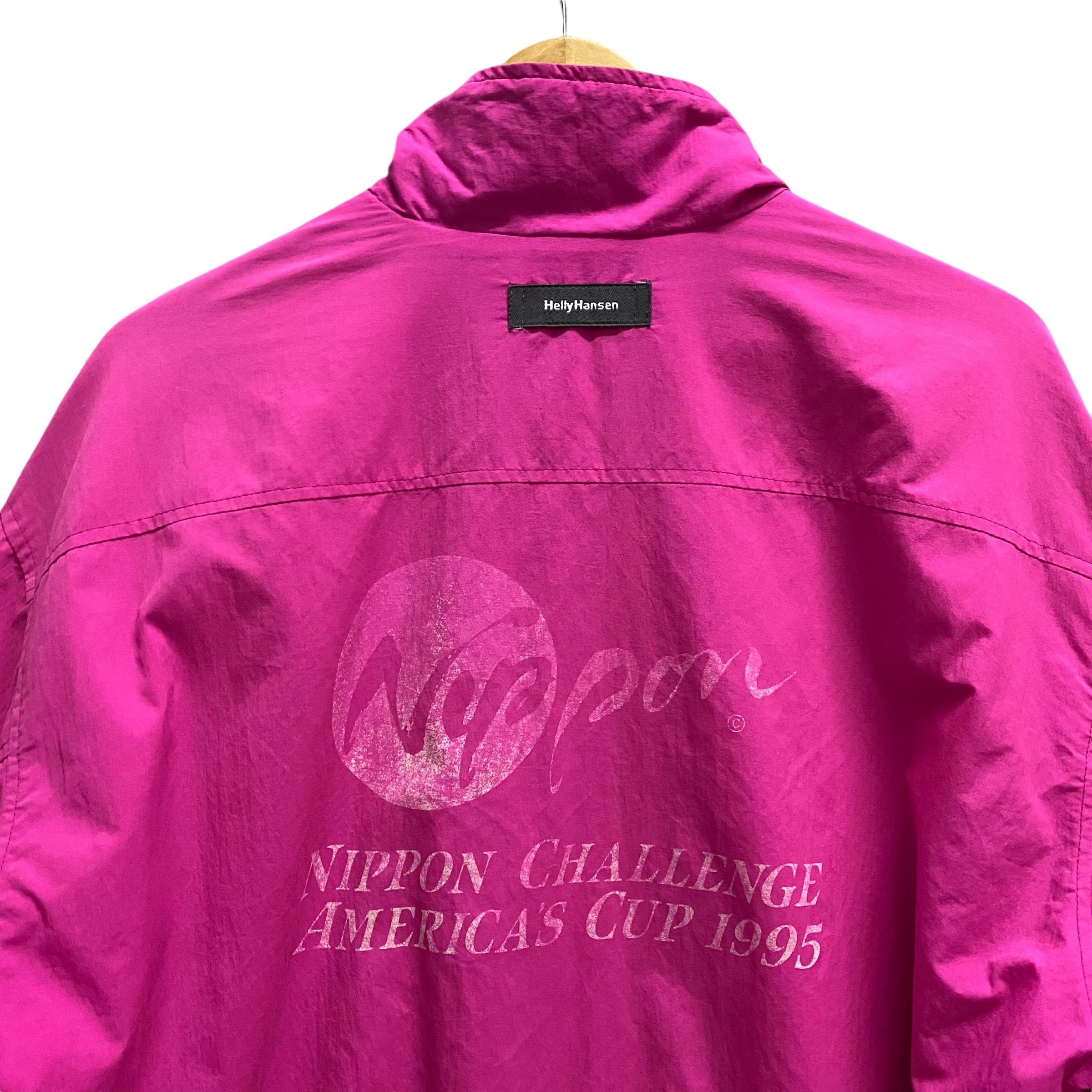 Helly Hansen Vintage Nippon Challenge America's Cup Pink Windbreaker L Size US L / EU 52-54 / 3 - 2 Thumbnail