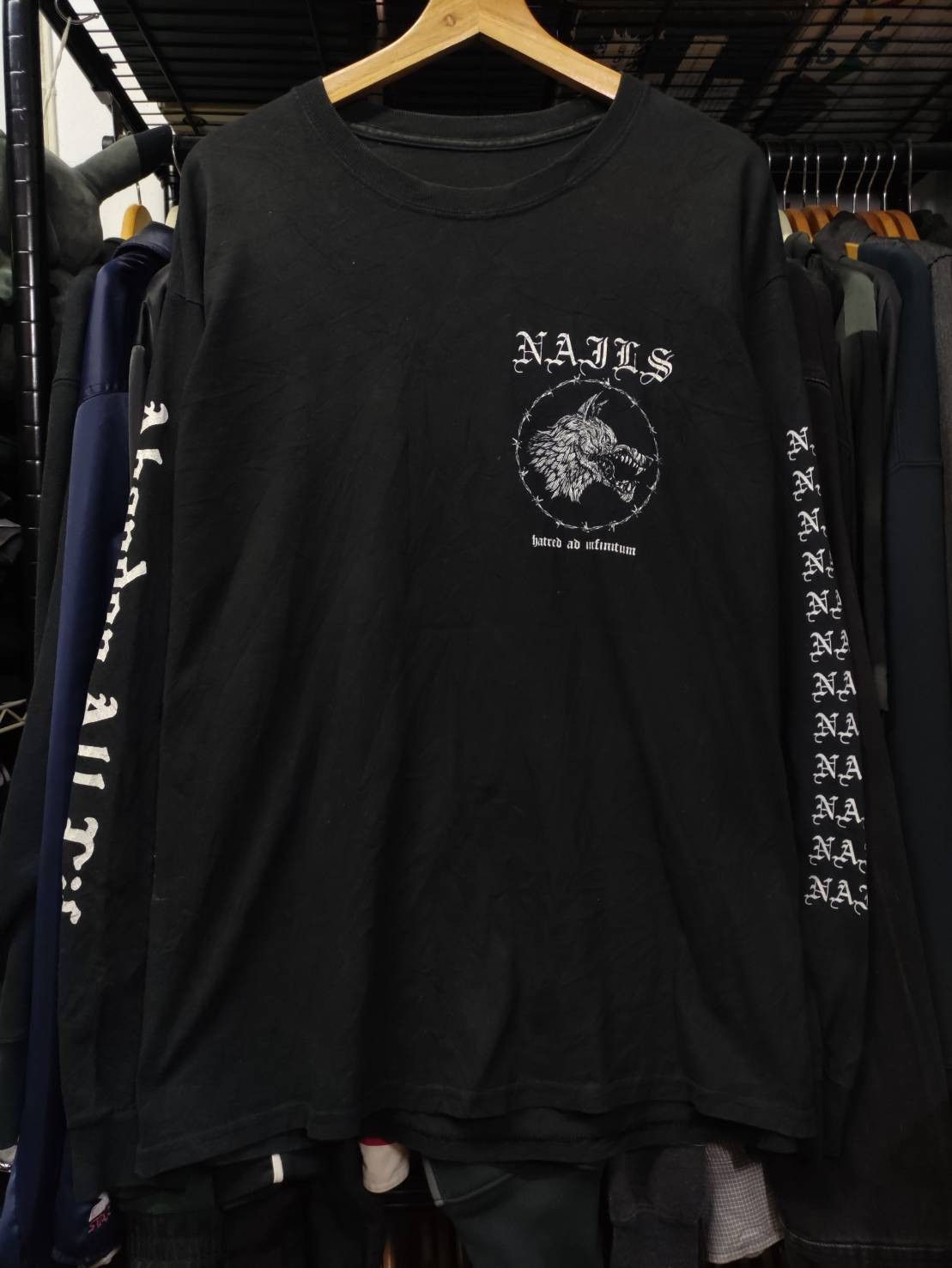 Band Tees Vtg Nails Band " Abandon all Life " Album Promo T-Shirt Size US L / EU 52-54 / 3 - 2 Thumbnail