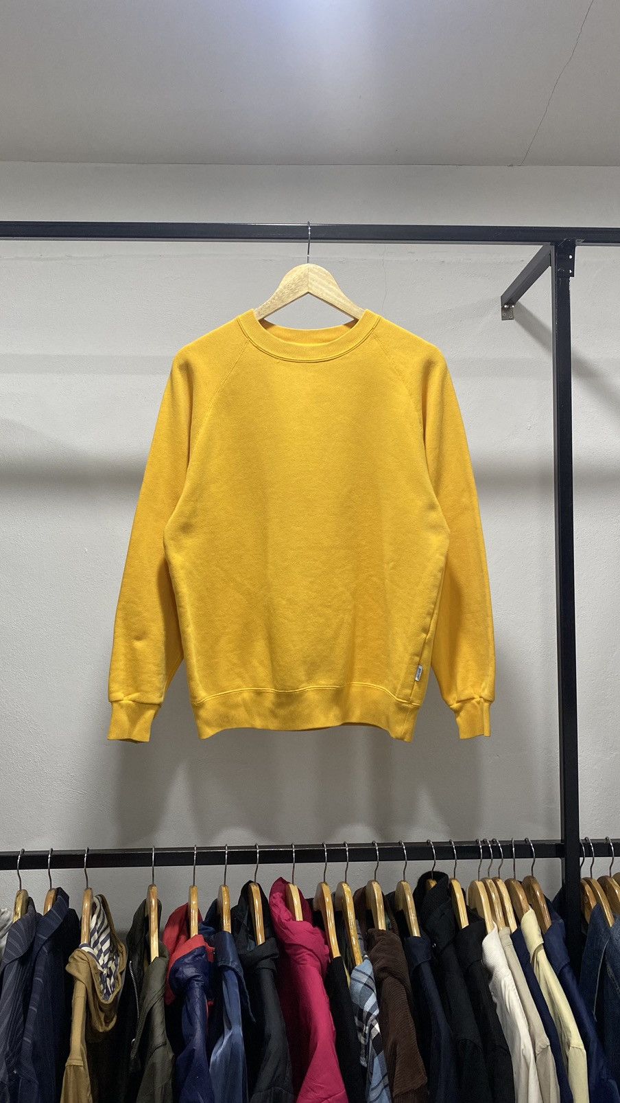 Vintage Vintage 80s Discus Blank Sweatshirt Size US M / EU 48-50 / 2 - 2 Thumbnail