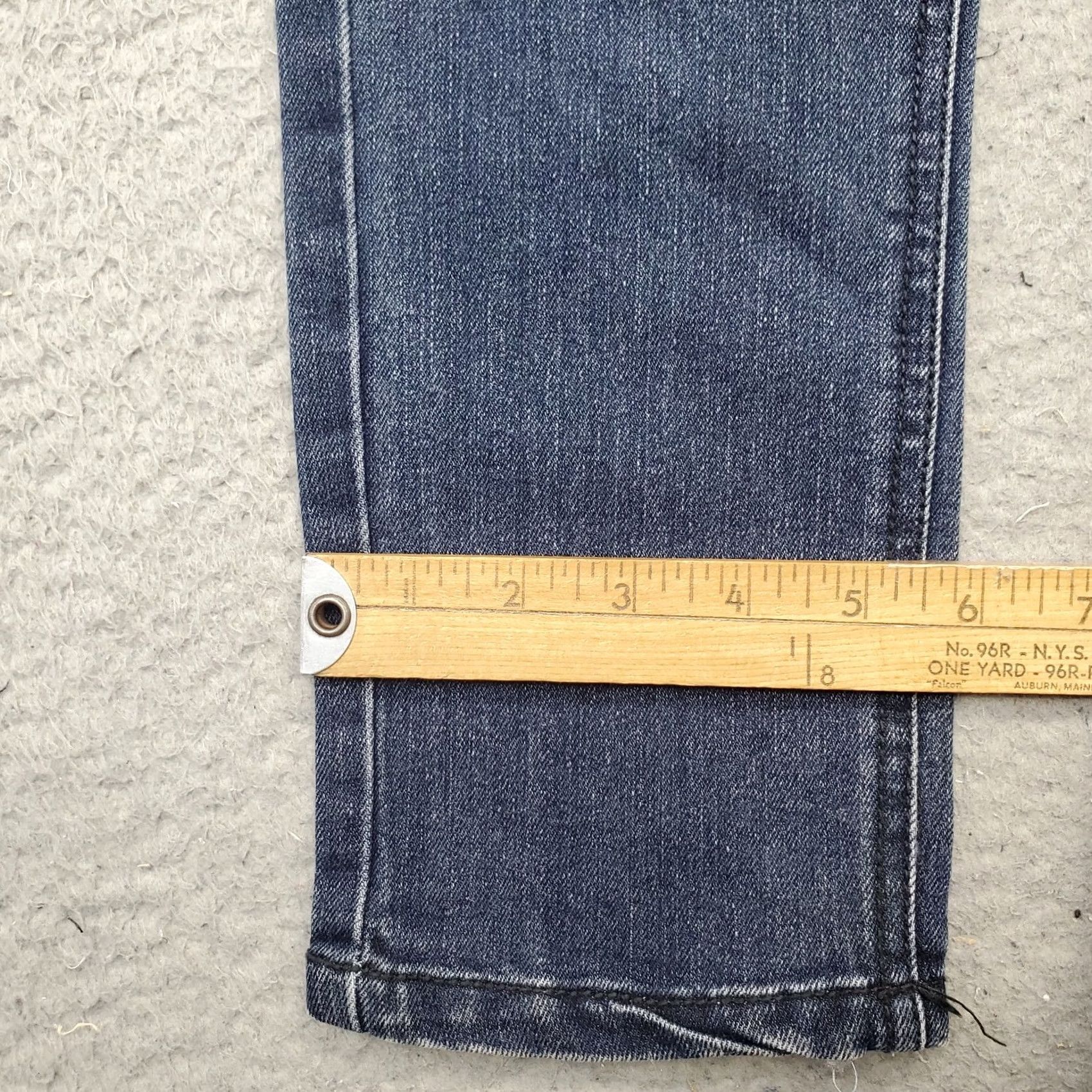 Vintage Bongo Jeans Womens 7 Blue Denim Faded Stretch Streetwear Ultra Skinny Researchers? Size 28" / US 6 / IT 42 - 5 Thumbnail