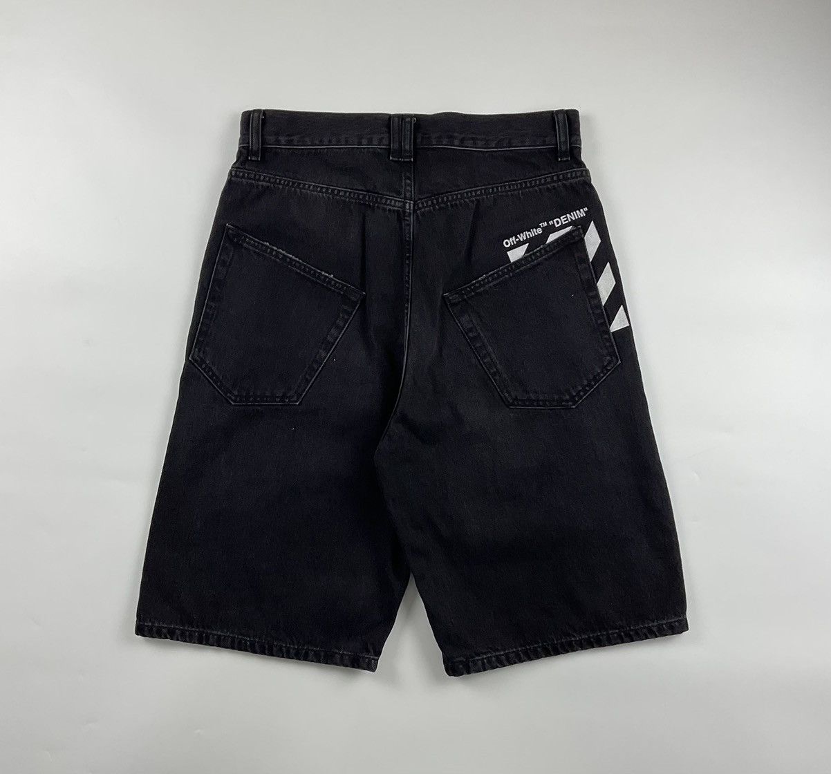 Off-White Off White Denim Short Size US 31 - 2 Thumbnail