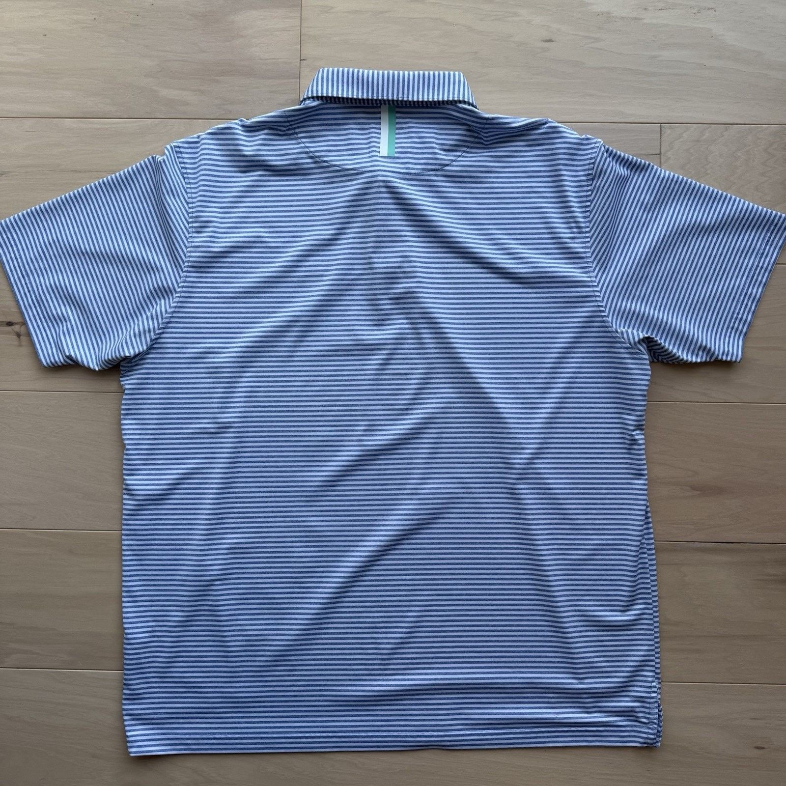 Other Rhoback Polo Shirt 3XL White Blue Striped Golf Tennis Size US XXL / EU 58 / 5 - 7 Thumbnail