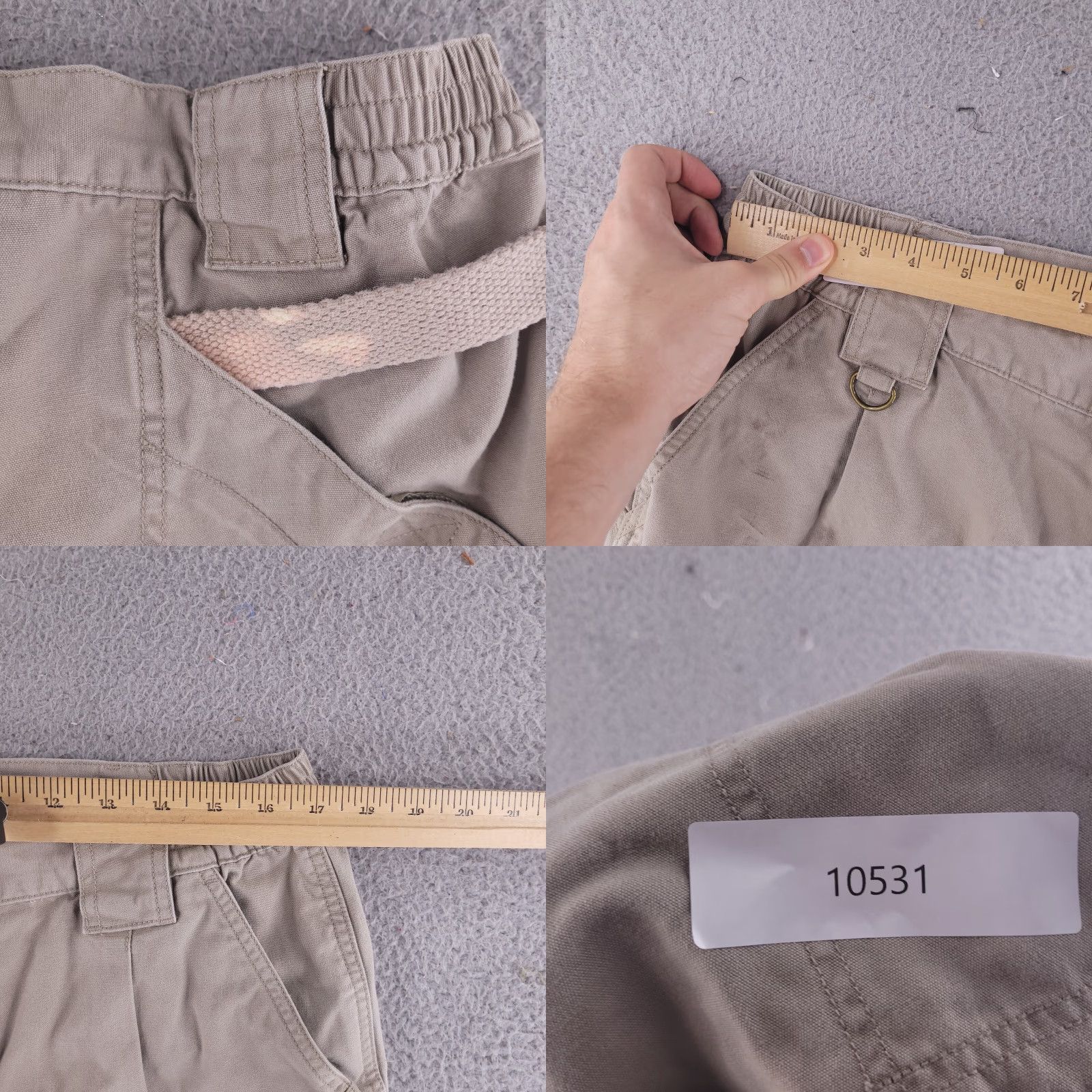 Vintage 511 Tactical Shorts Mens 34 Cargo Beige 5.11 34 in Regular Brown Tan Canvas Utility Work Casual Jeans? Size US 34 / EU 50 - 8 Thumbnail