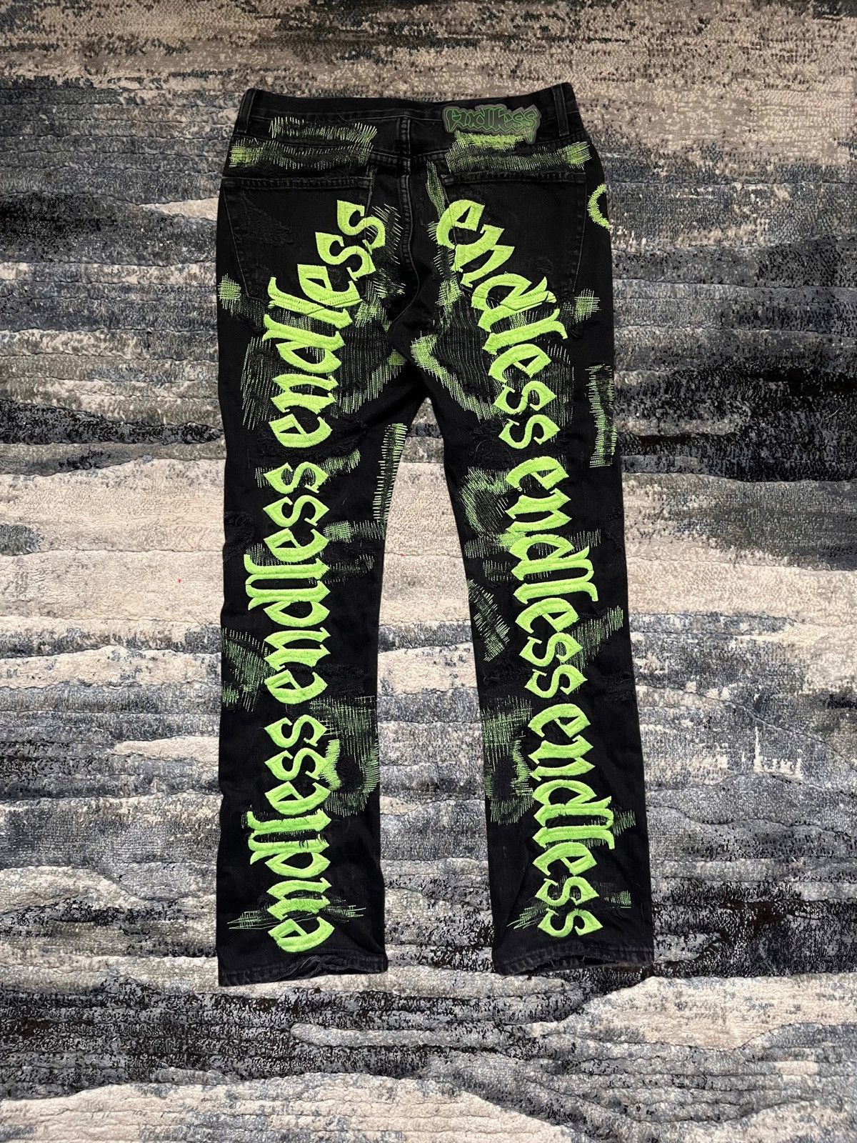 Vlone VLONE x Endless Scab Denim | Grailed
